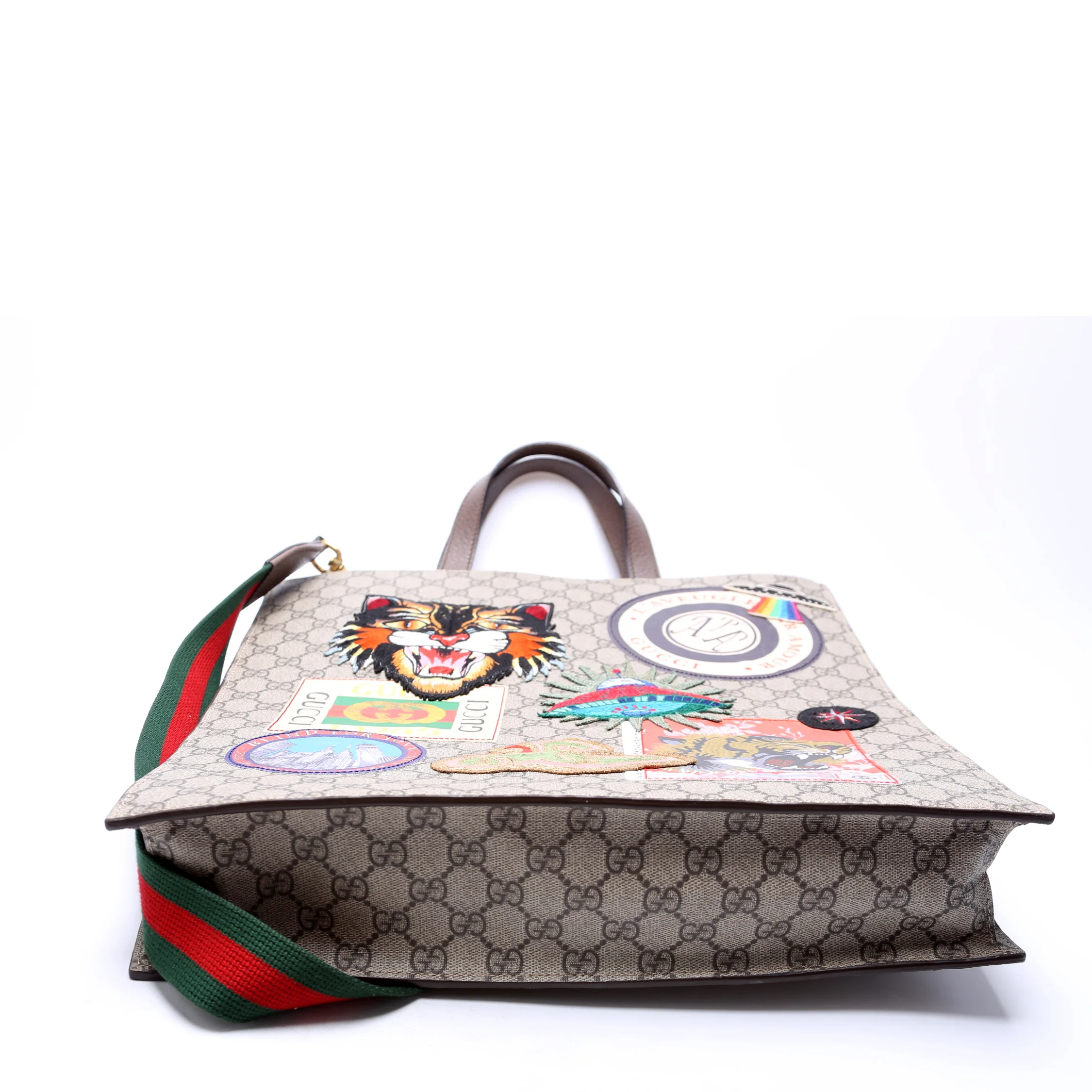 474084 Soft GG Supreme Courrier Vertical Tote - Image 4