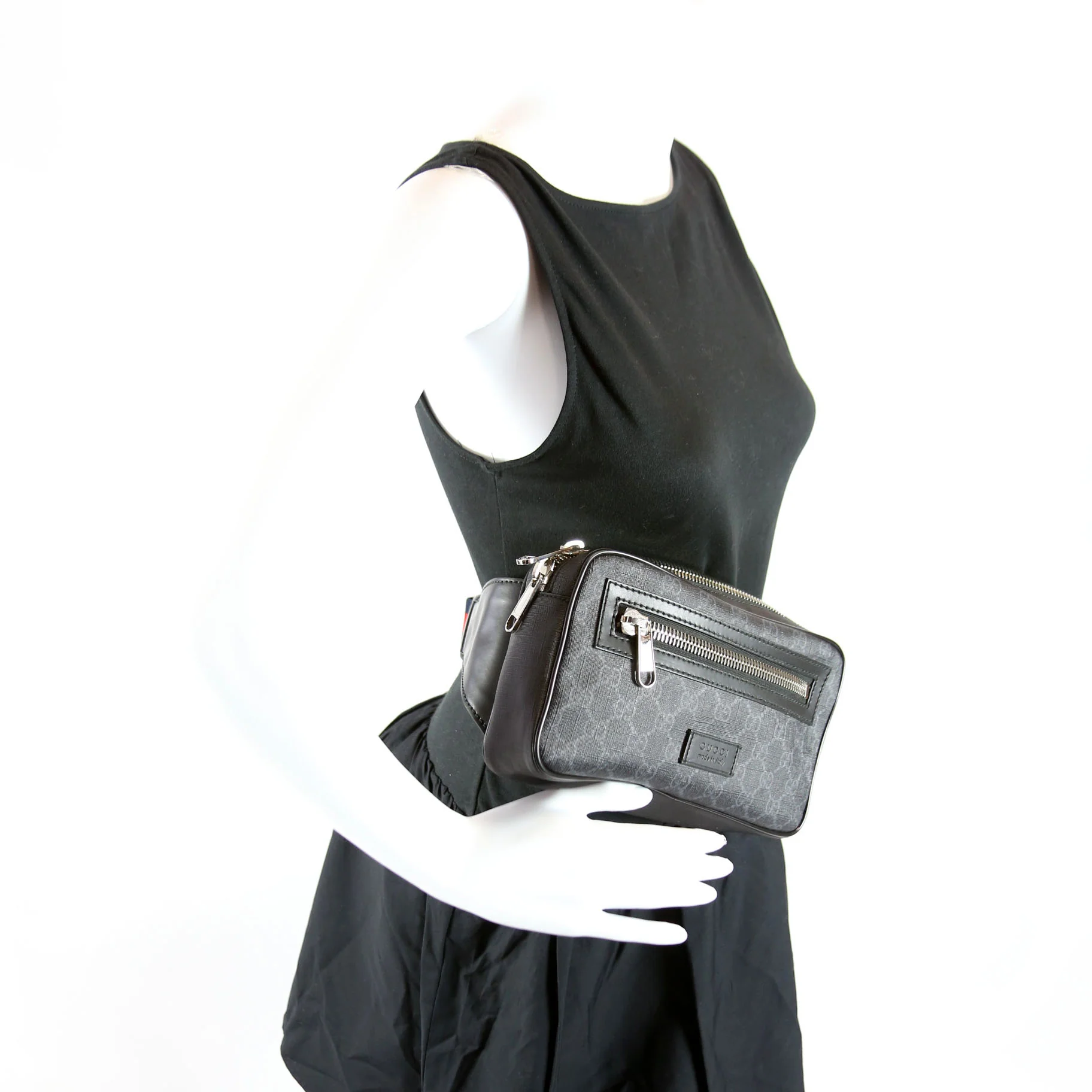 474293 Soft GG Belt Bag Black - Image 9