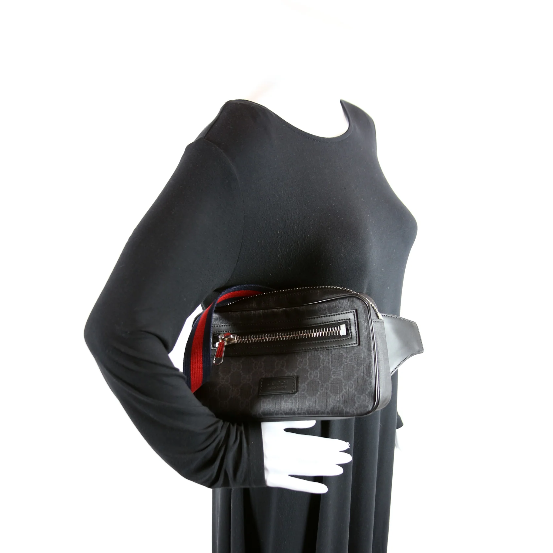 474293 Soft GG Supreme Belt Bag Black - Image 11