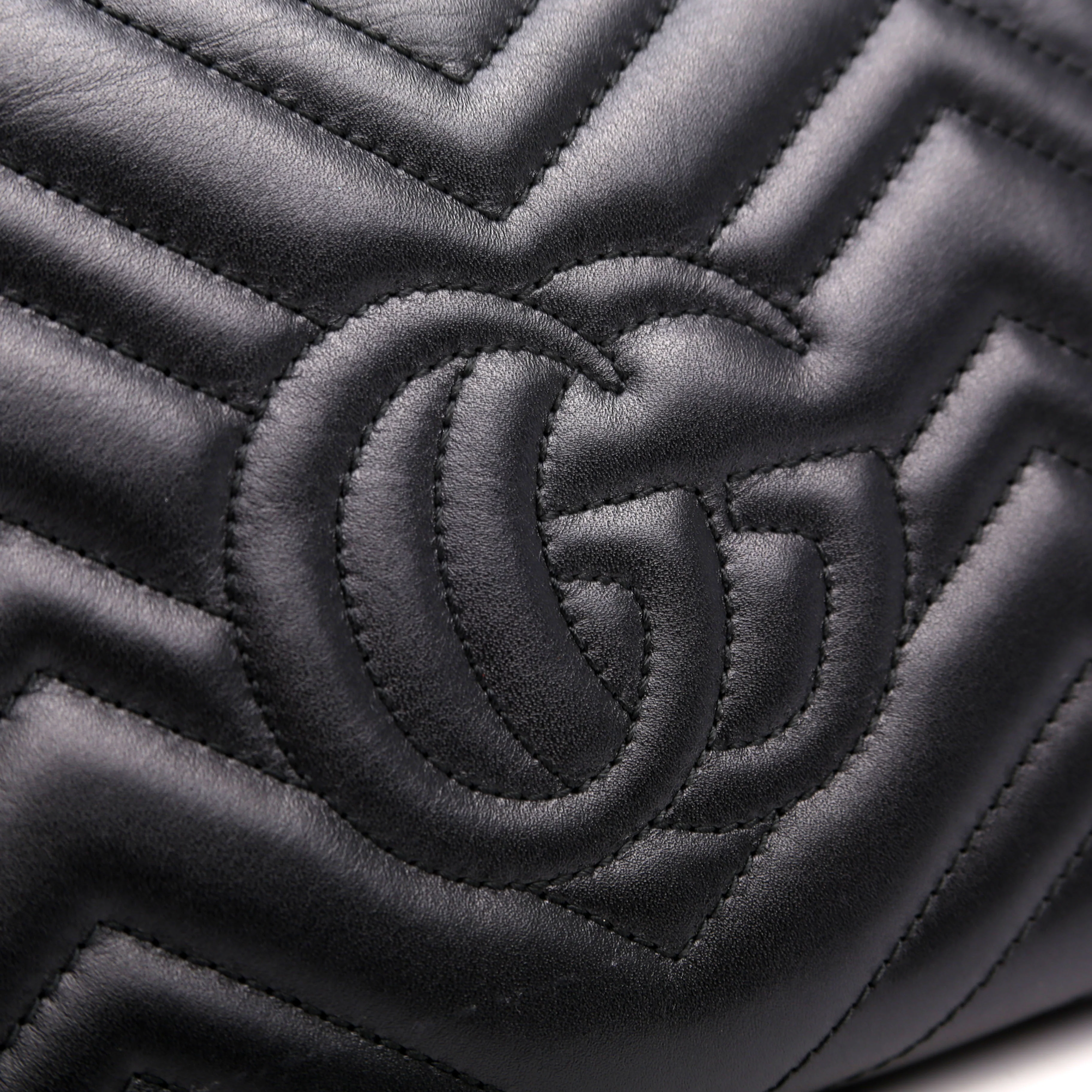 474575 Marmont Chain Wallet Black - Image 10