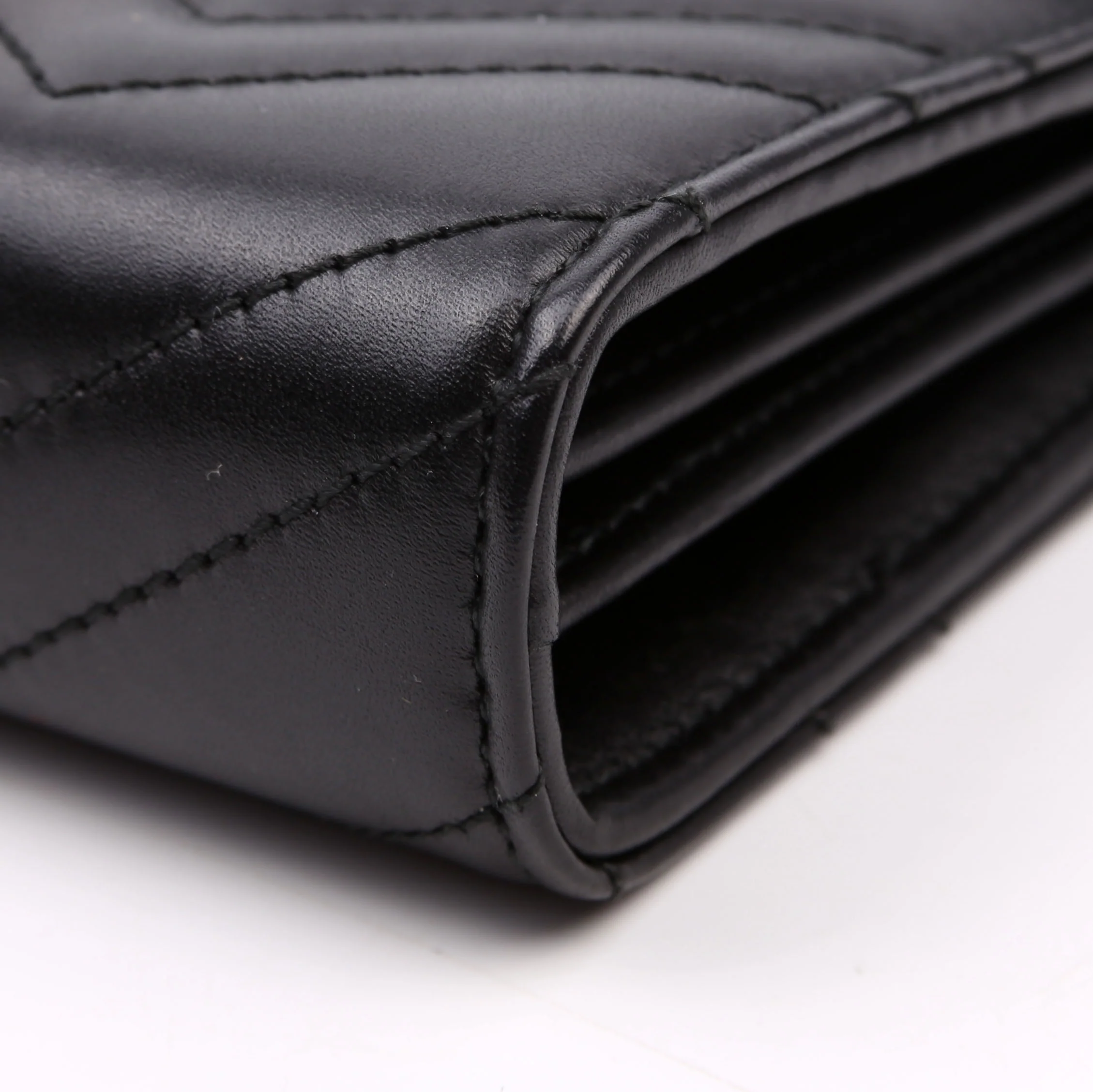 474575 Marmont Chain Wallet Black - Image 6