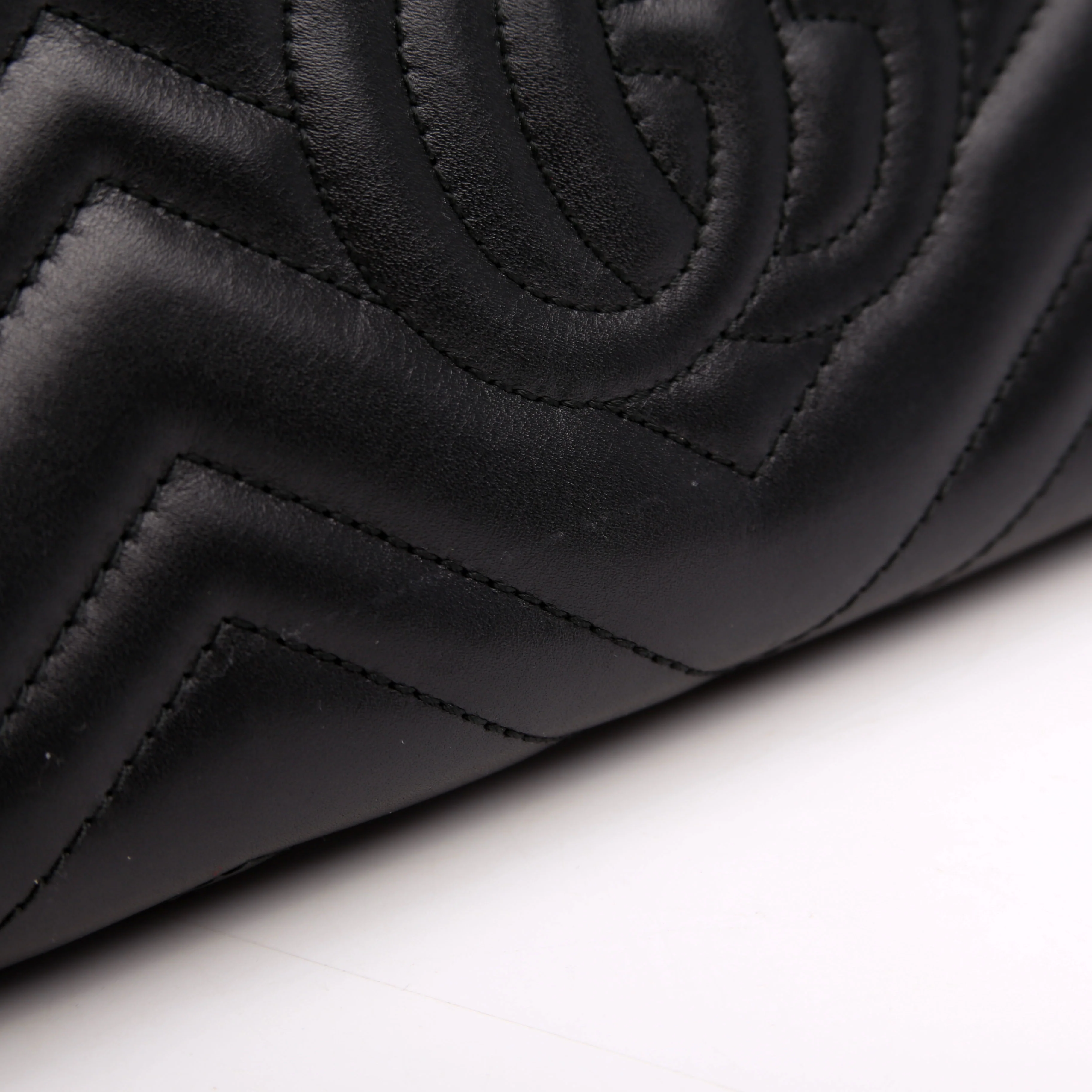 474575 Marmont Chain Wallet Black - Image 9