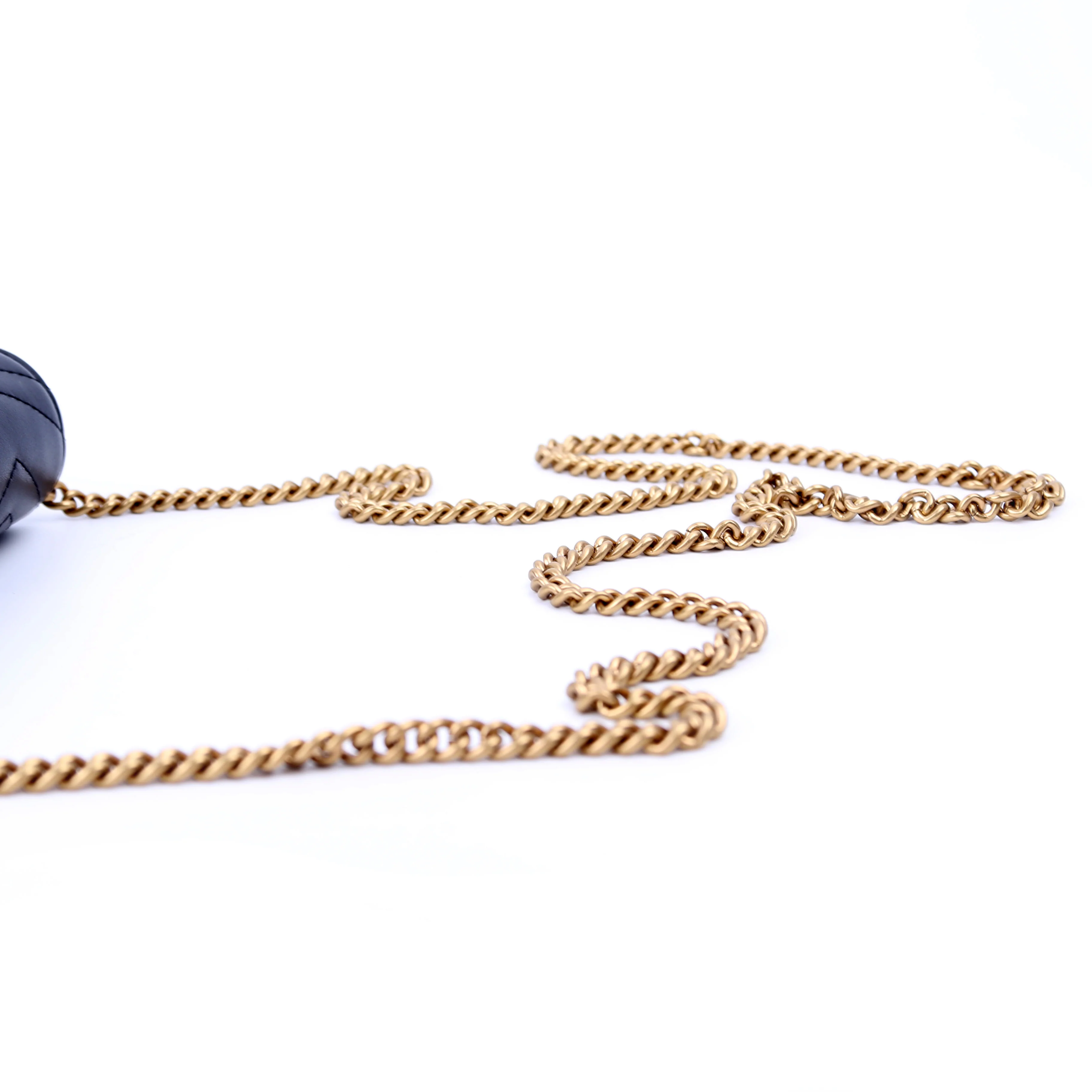 474575 Marmont Chain Wallet Black - Image 11