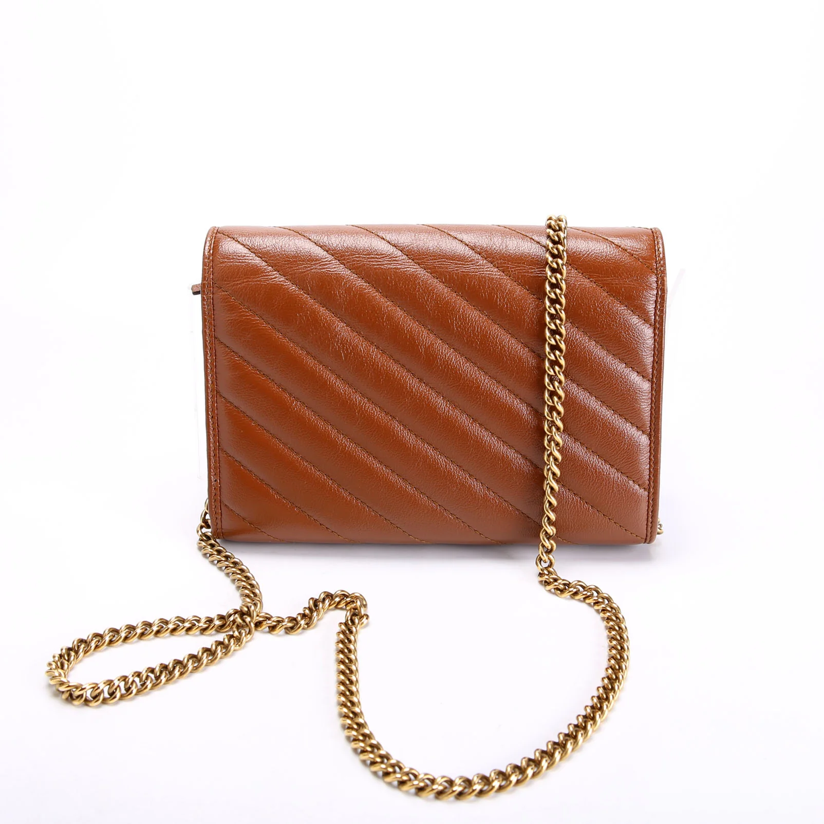474575 Marmont Chain Wallet Brown - Image 3