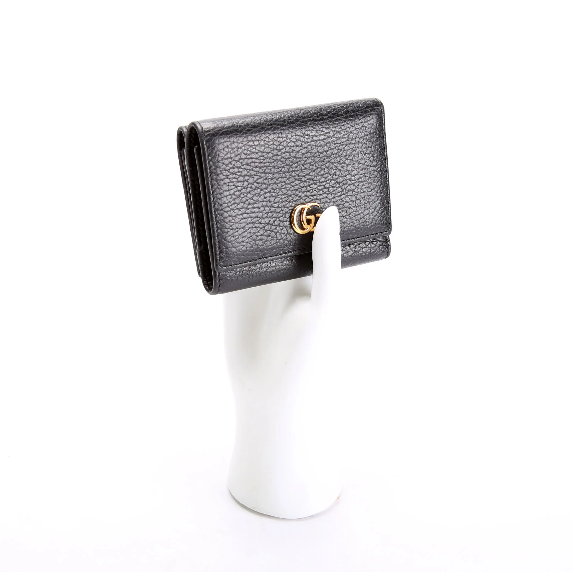 474746 Marmont Tri-Fold Wallet Black - Image 10
