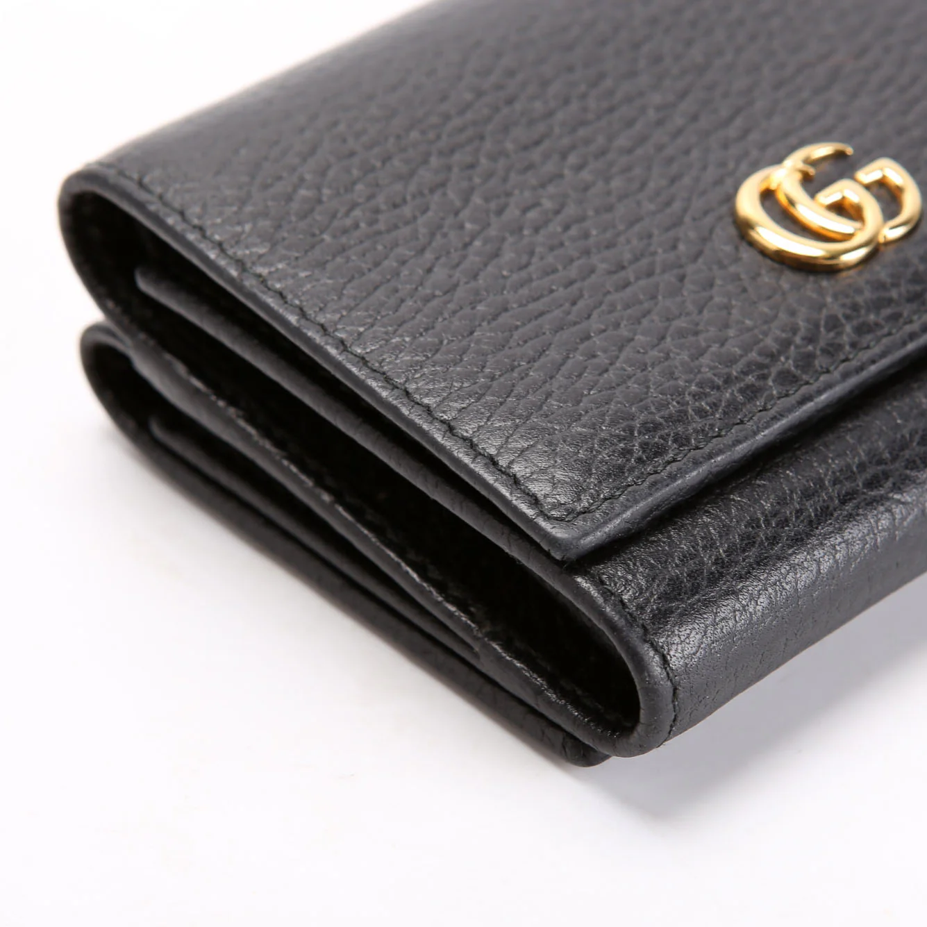 474746 Marmont Tri-Fold Wallet Black - Image 5