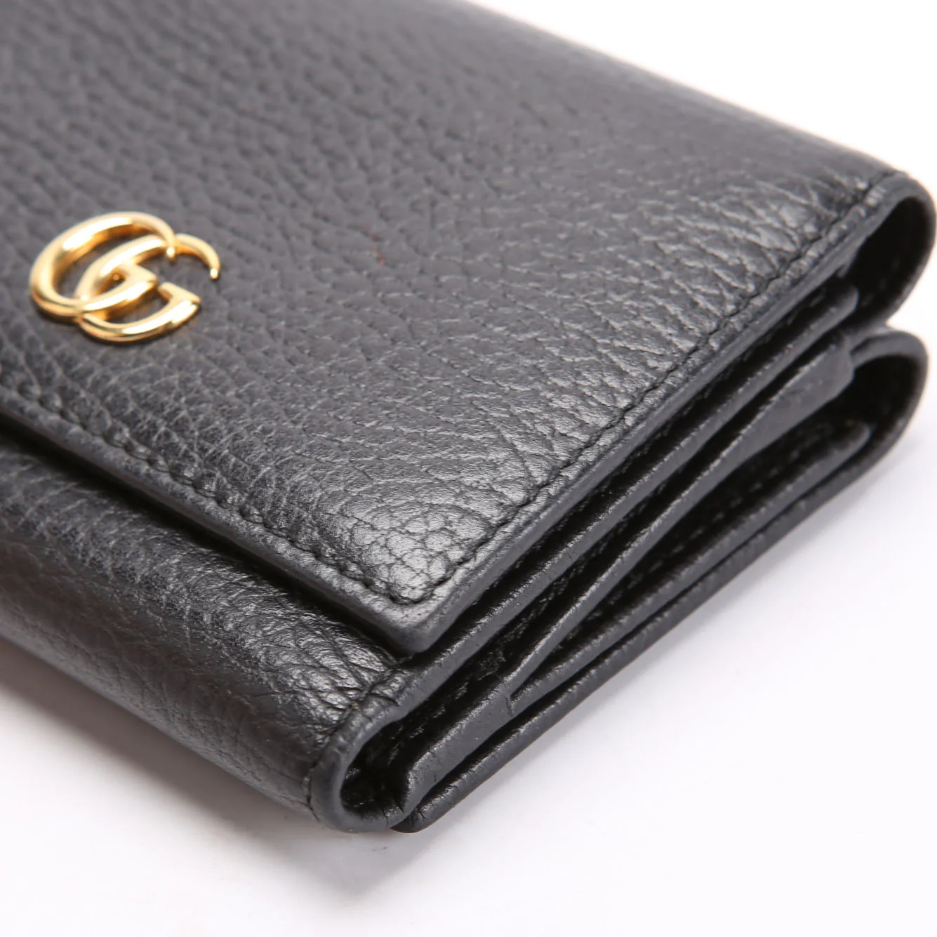 474746 Marmont Tri-Fold Wallet Black - Image 6