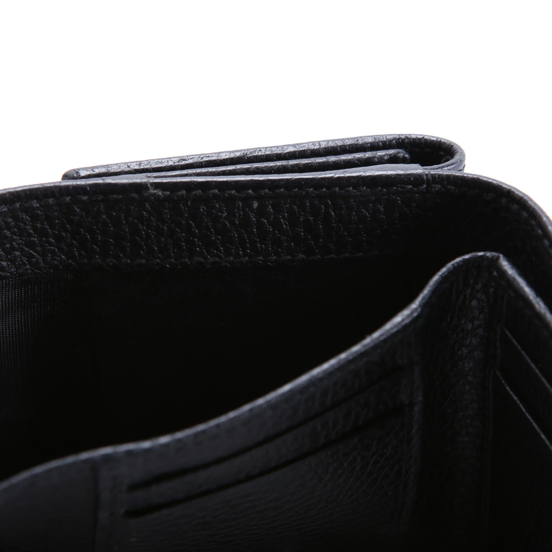 474746 Marmont Tri-Fold Wallet Black - Image 9