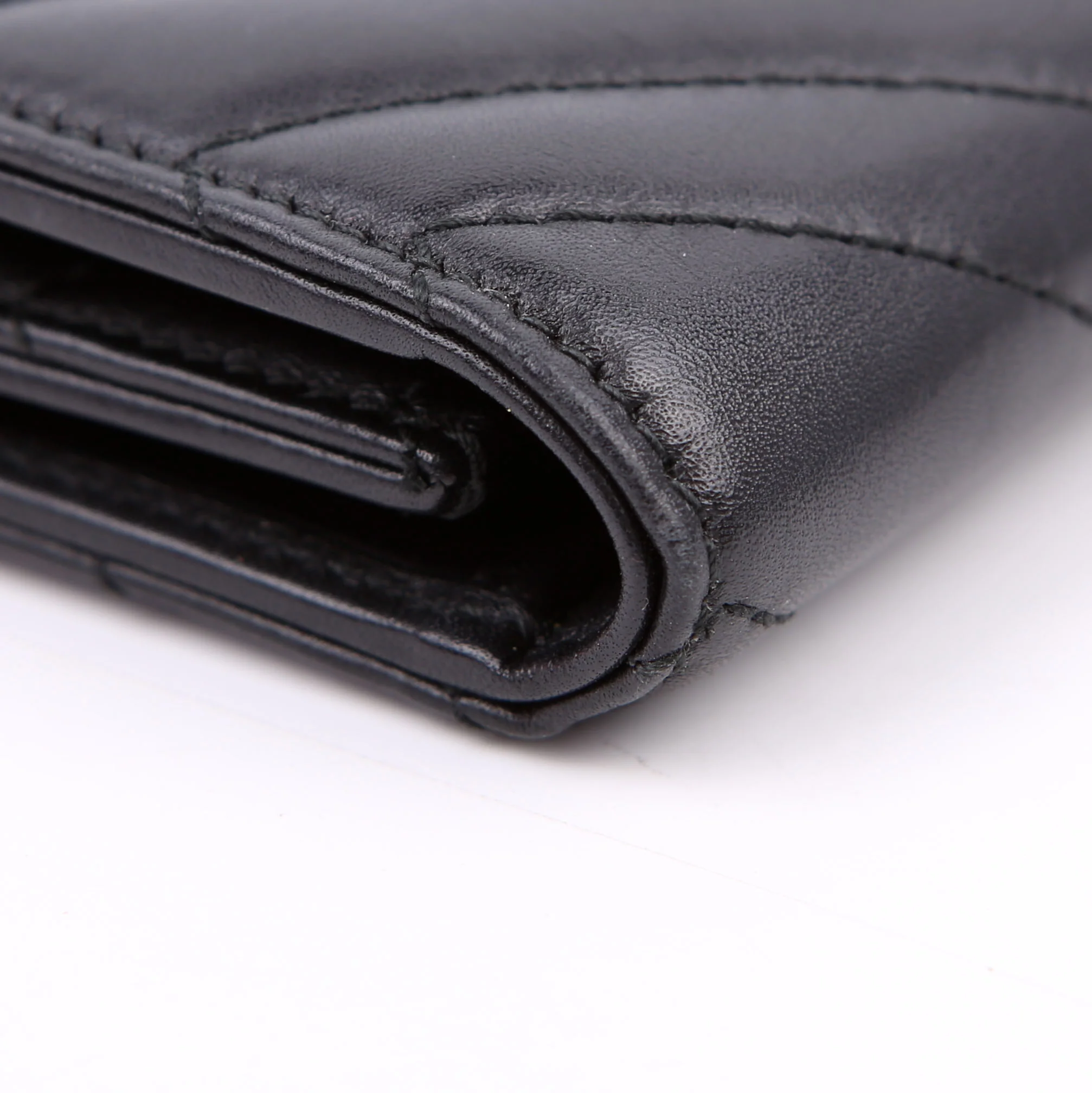 474802 GG Marmont Compact Wallet Black - Image 7