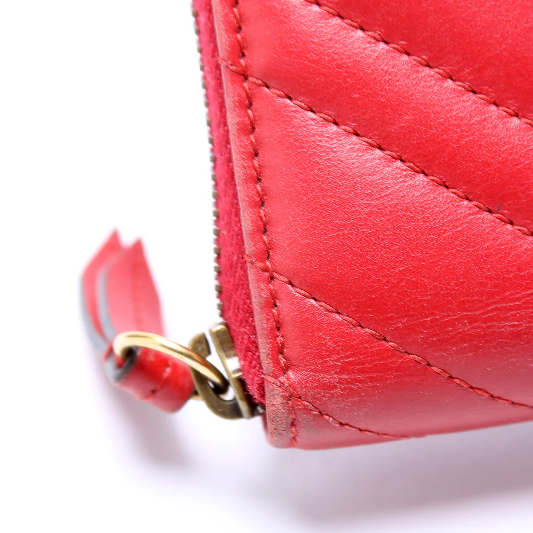 474814 GG Marmont Zip Around Organizer Wallet - Image 6