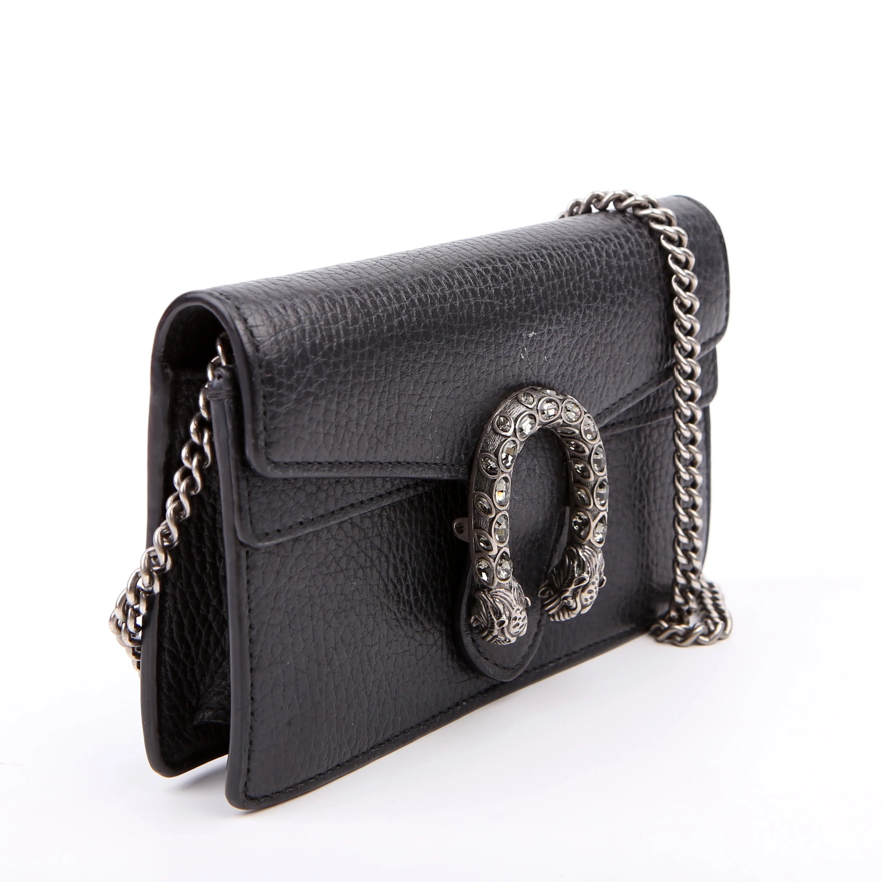 476432 Dionysus Leather Super Mini Black - Image 2