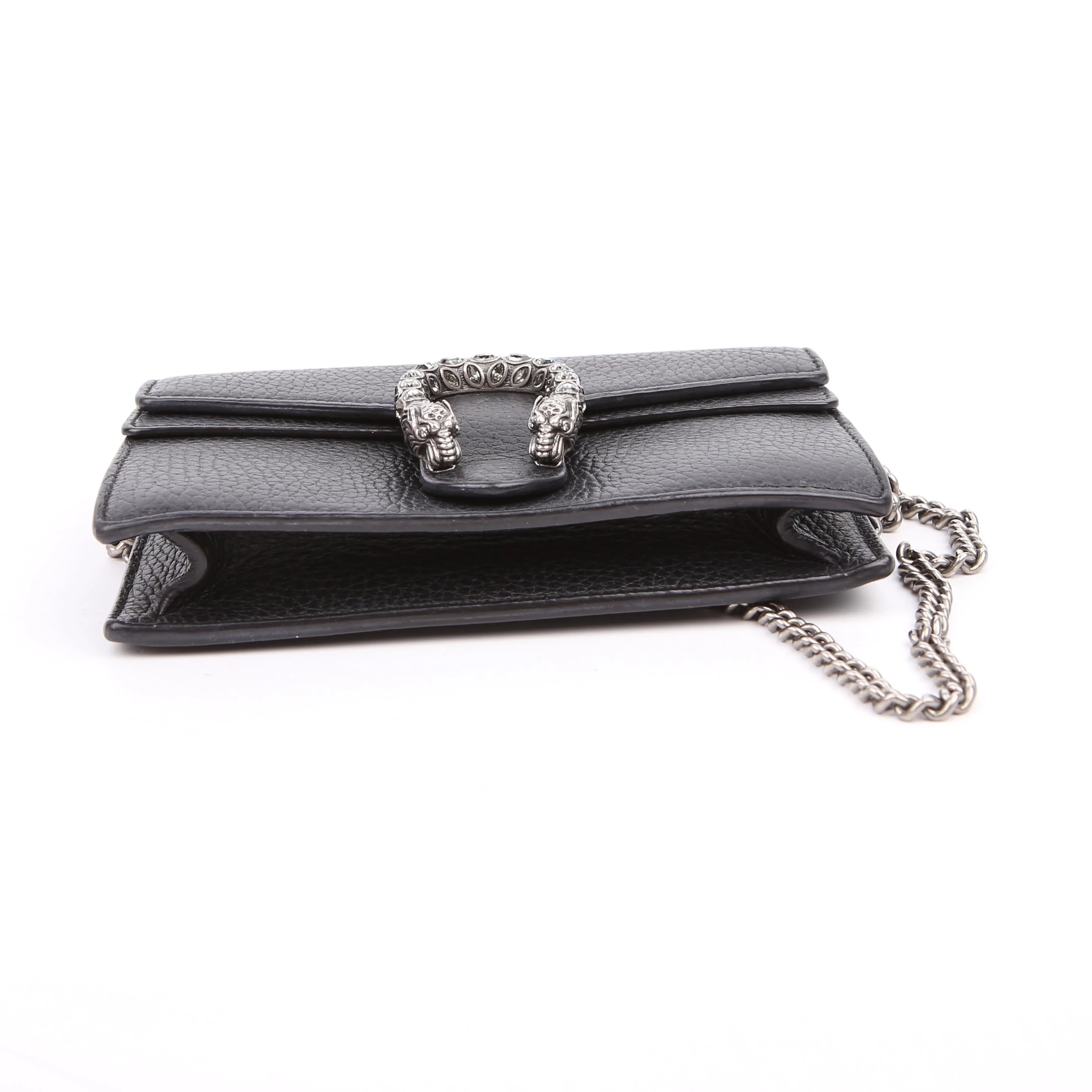 476432 Dionysus Leather Super Mini Black - Image 4