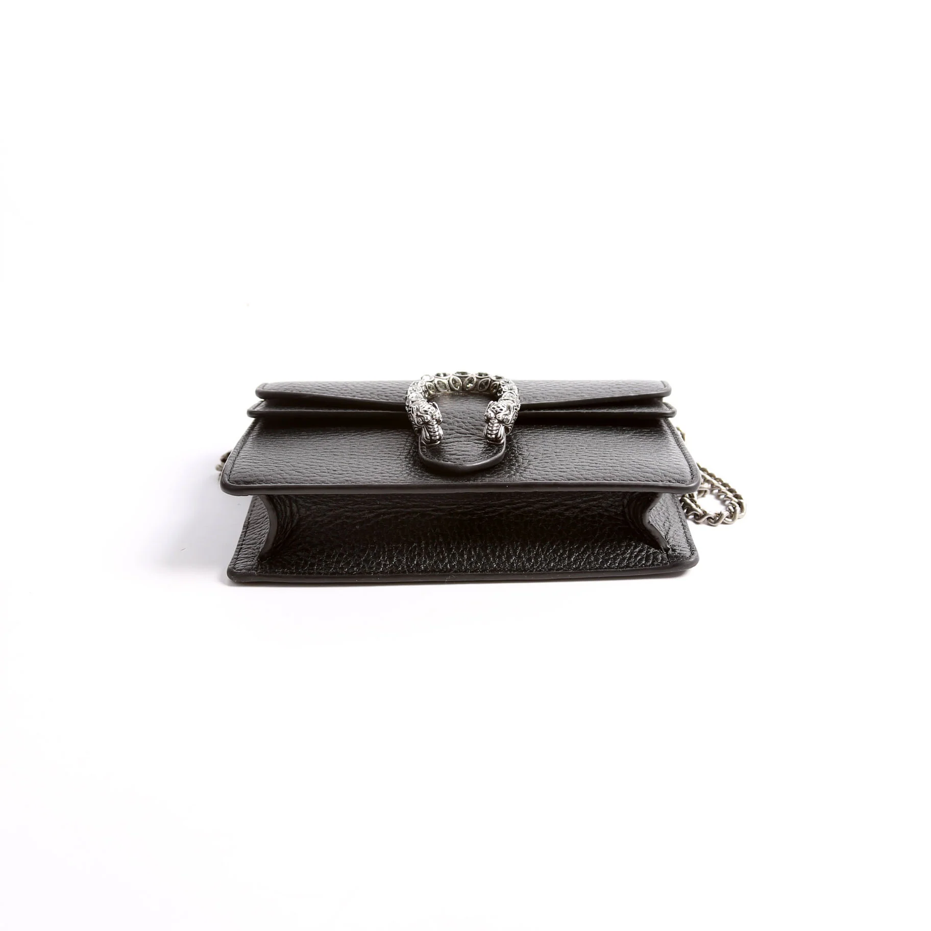476432 Dionysus Leather Super Mini Black - Image 3