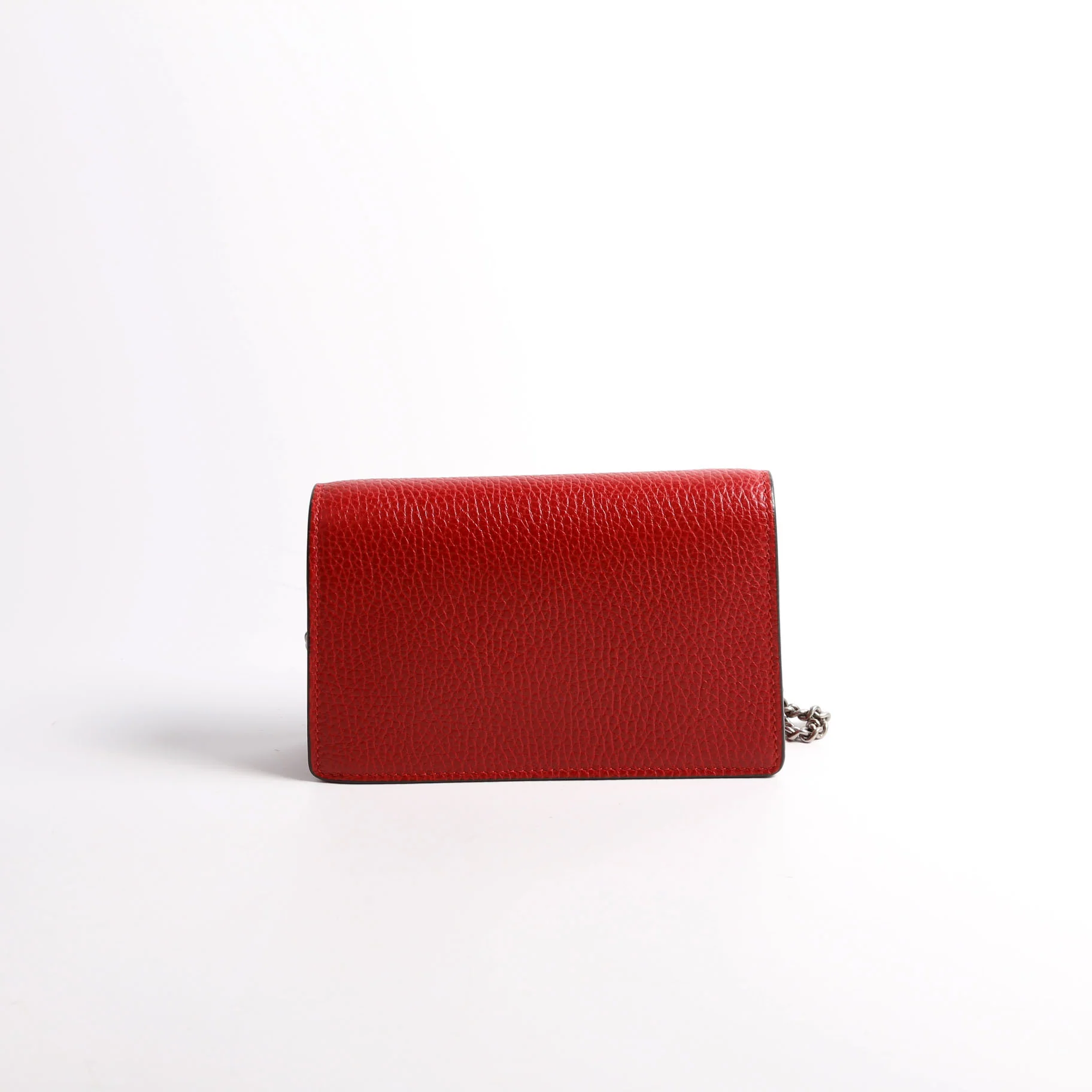 476432 Dionysus Leather Super Mini Red - Image 2