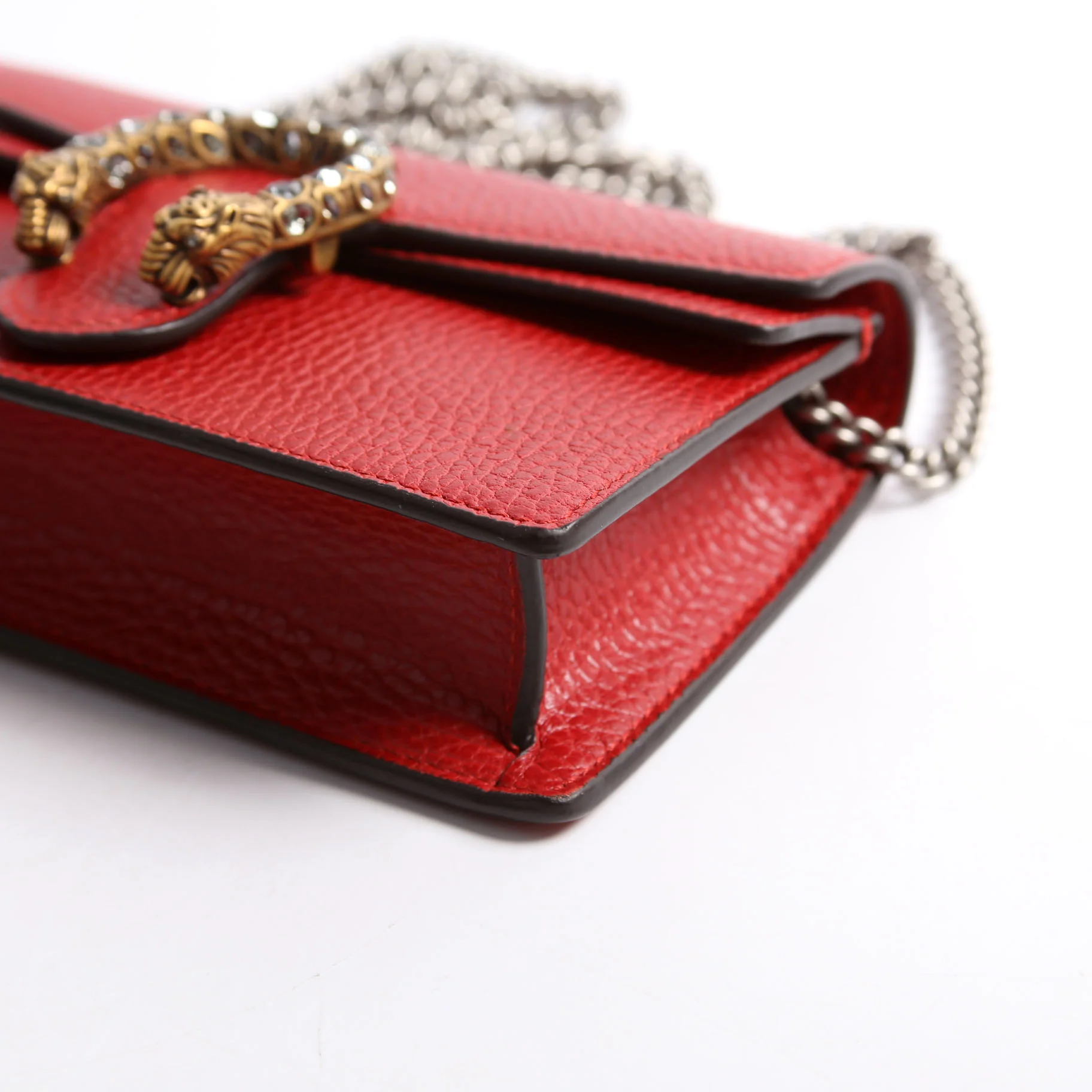 476432 Dionysus Leather Super Mini Red - Image 5