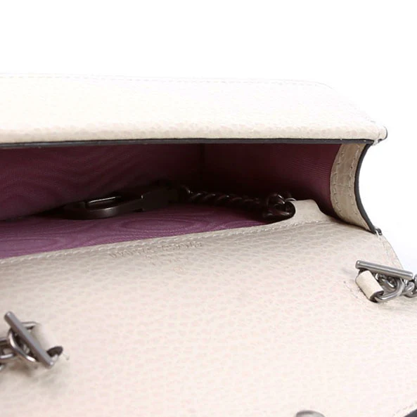 476432 Dionysus Leather Super Mini White - Image 12