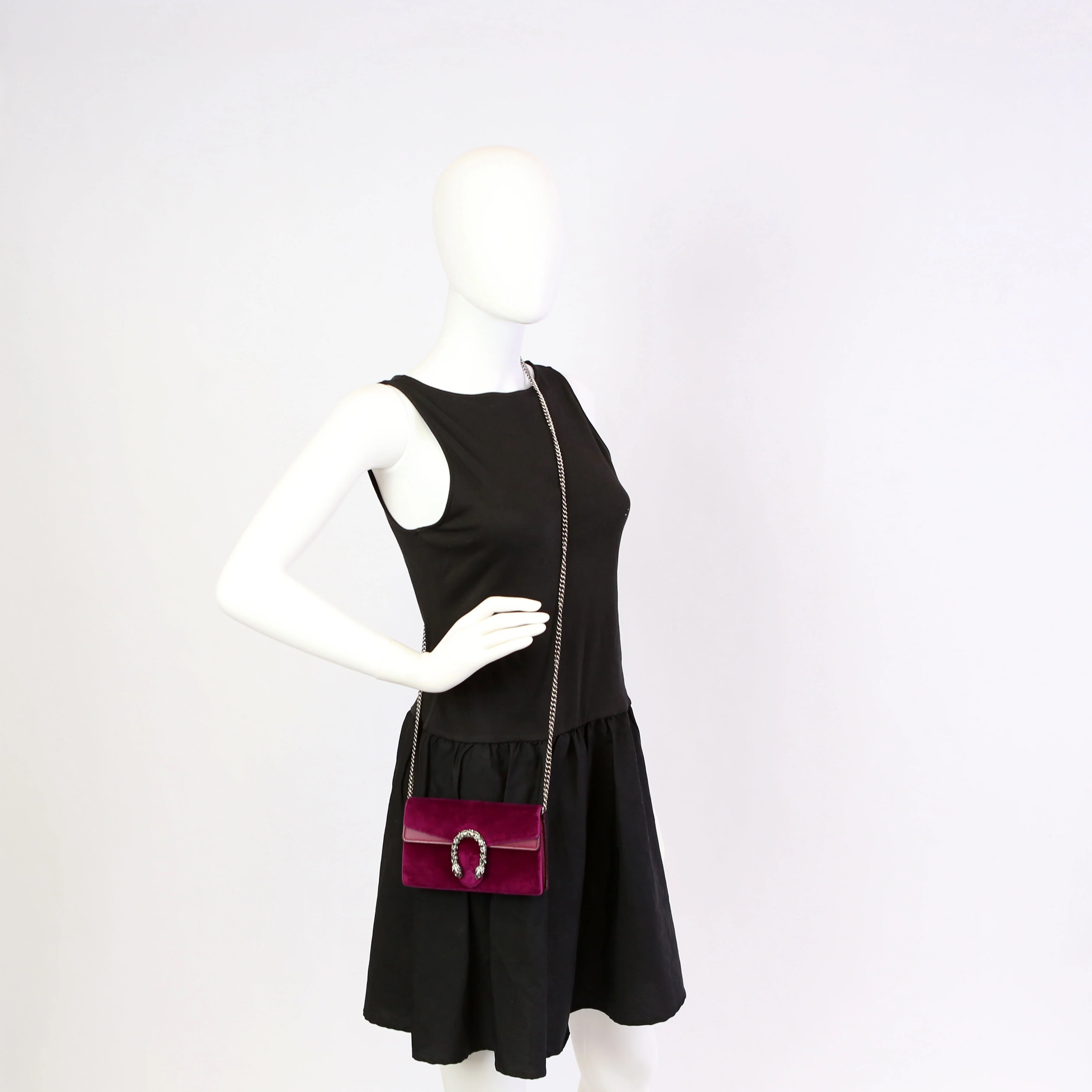 476432 Dionysus Velvet Super Mini Purple - Image 12