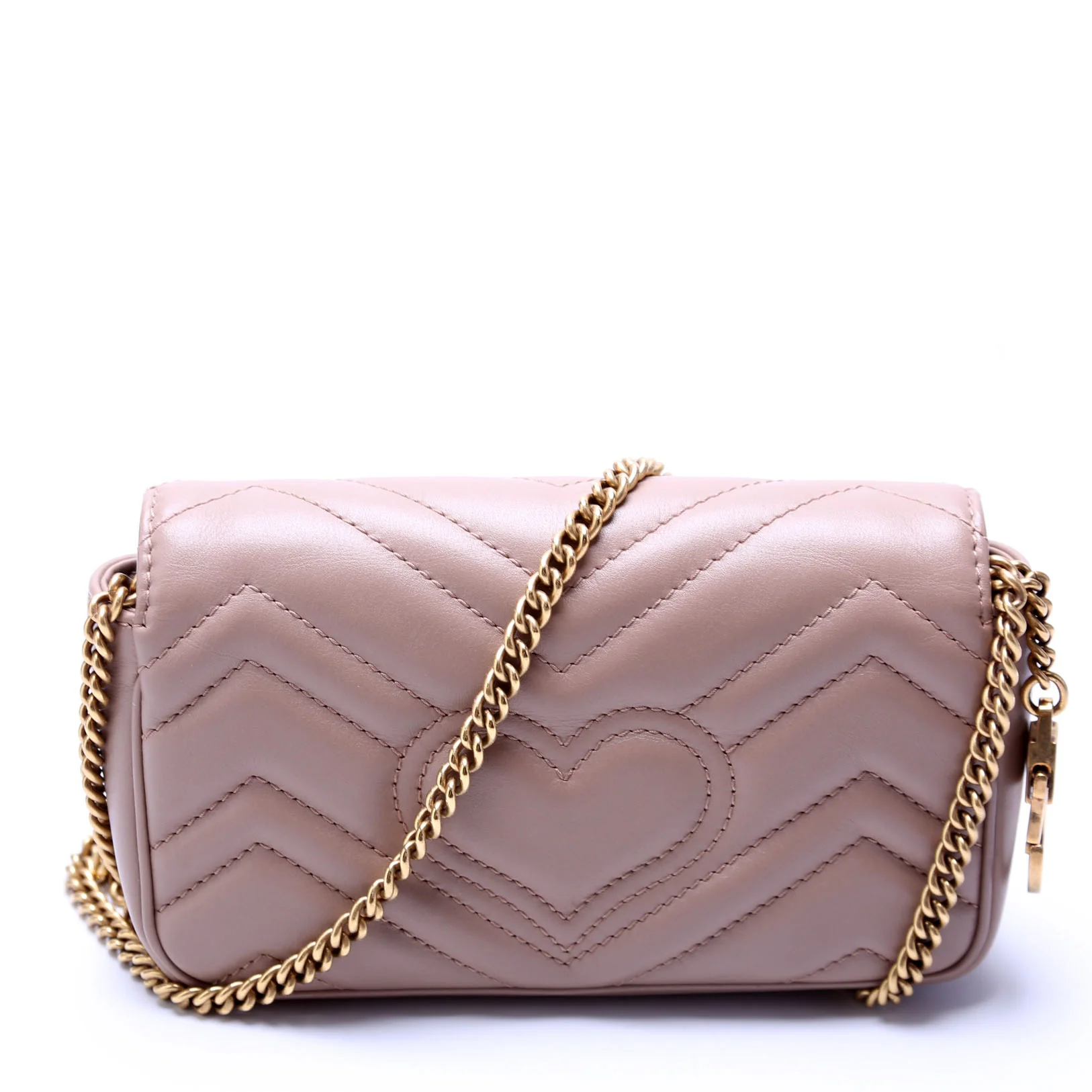 476433 Marmont Leather Super Mini Flap Tan - Image 3