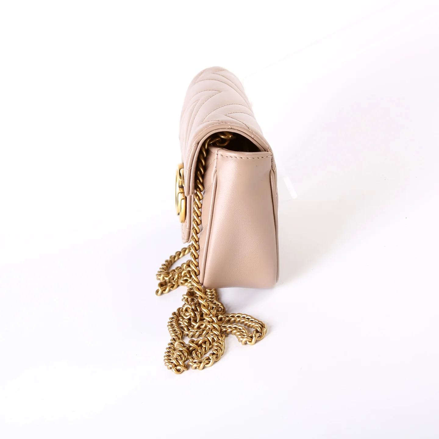476433 Marmont Torchon Leather Super Mini Flap - Image 4