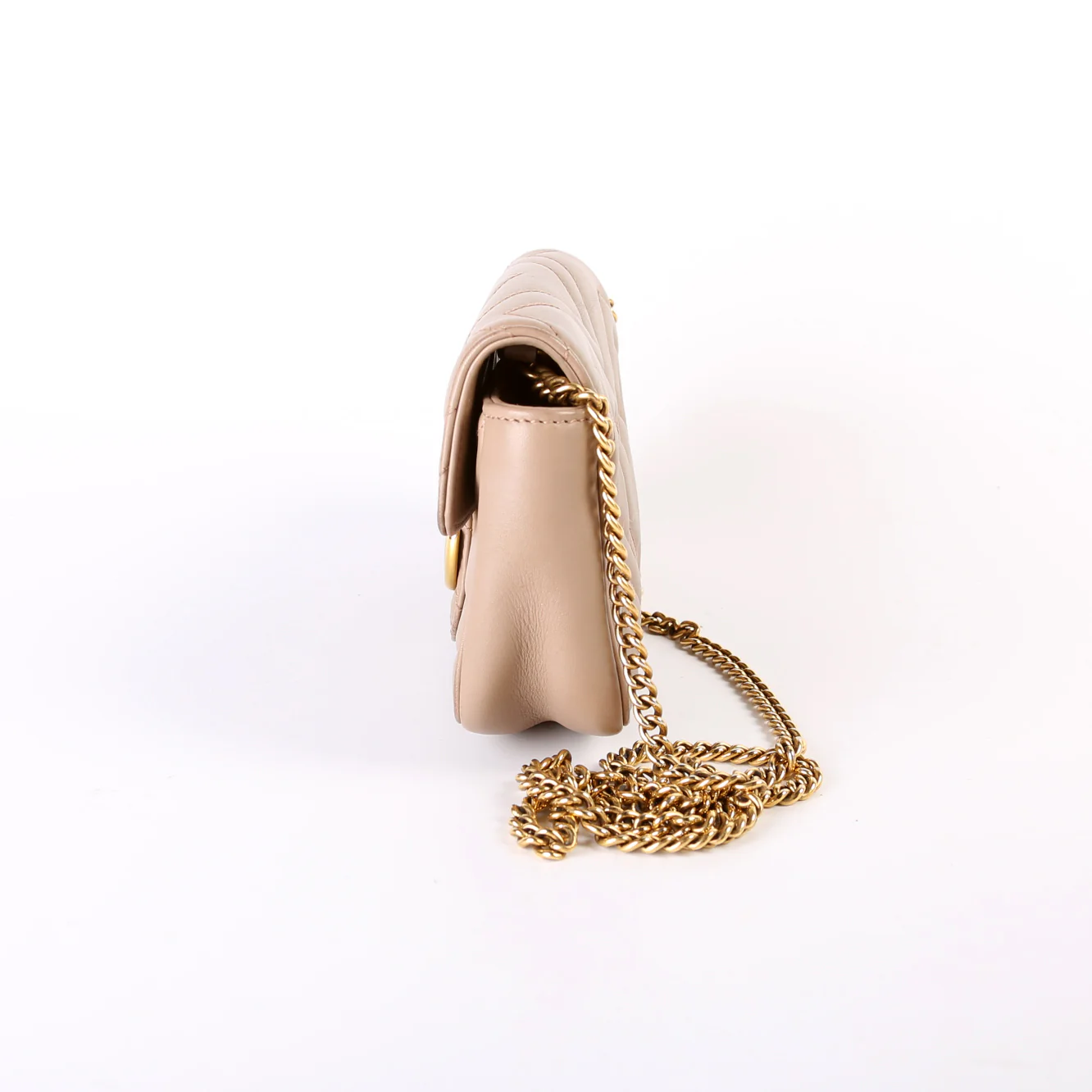 476433 Marmont Torchon Leather Super Mini Flap - Image 4