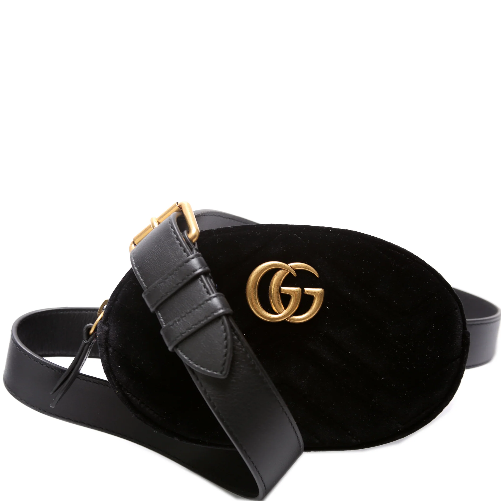 476434 Marmont Velvet Belt Bag
