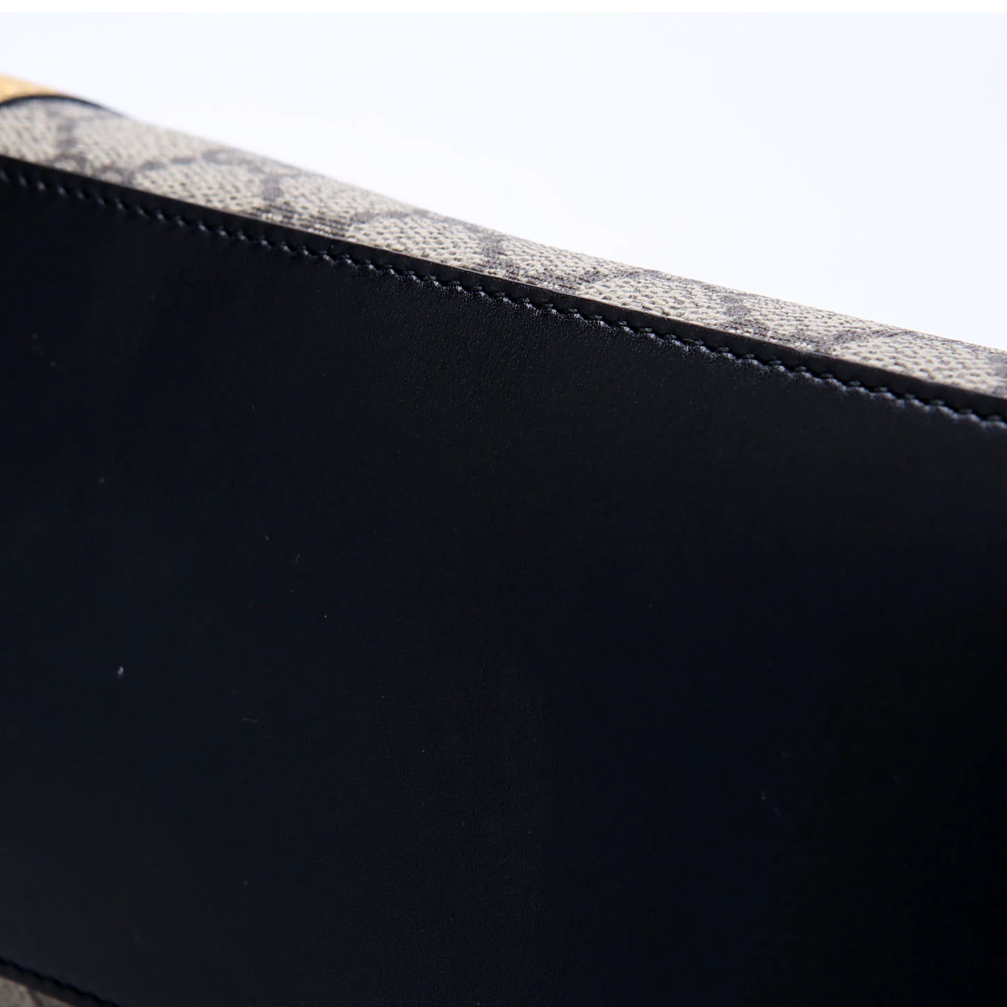 476435 GG Supreme/Leather Osiride Medium Top Handle Bag Black - Image 9