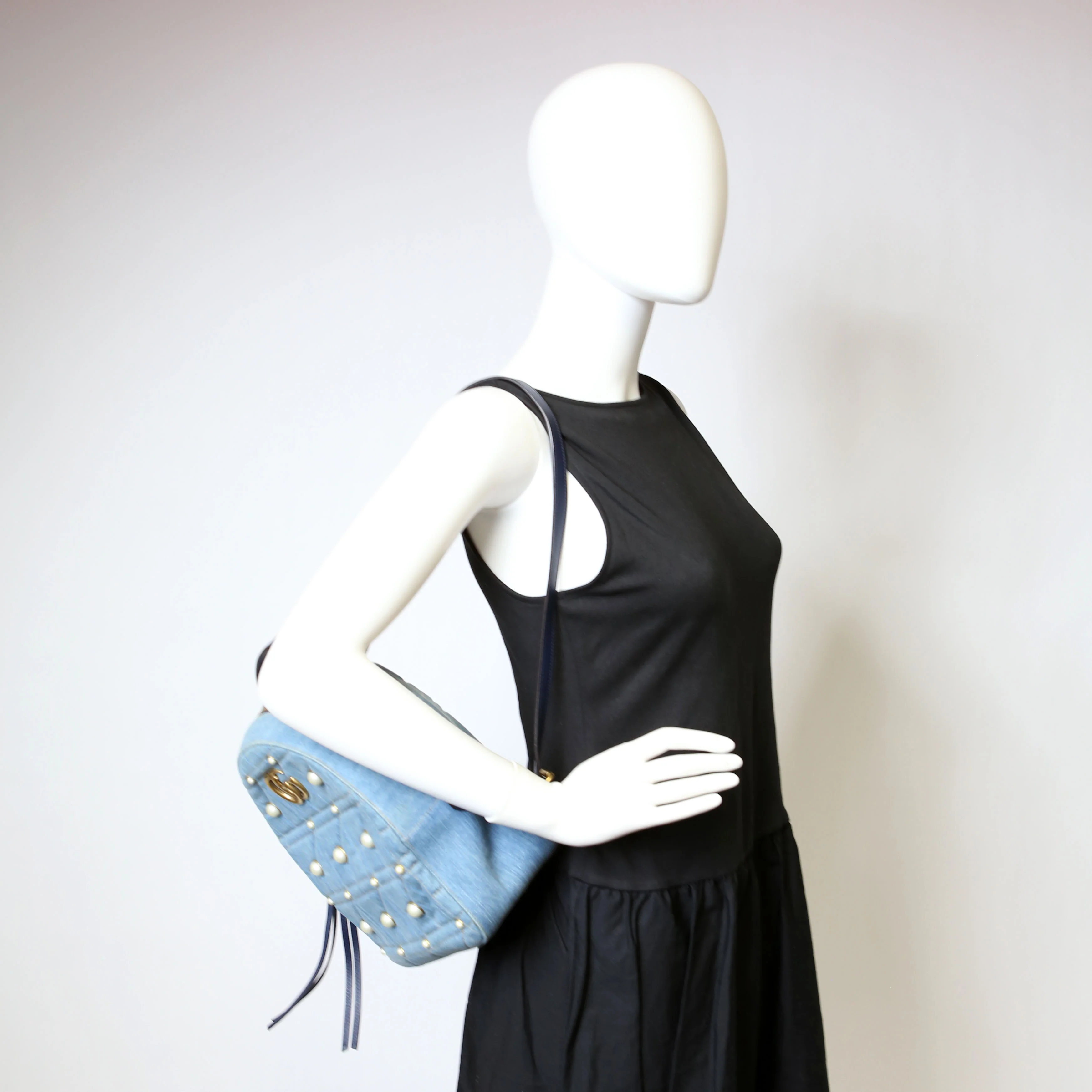 476671 Marmont Backpack Denim - Image 17
