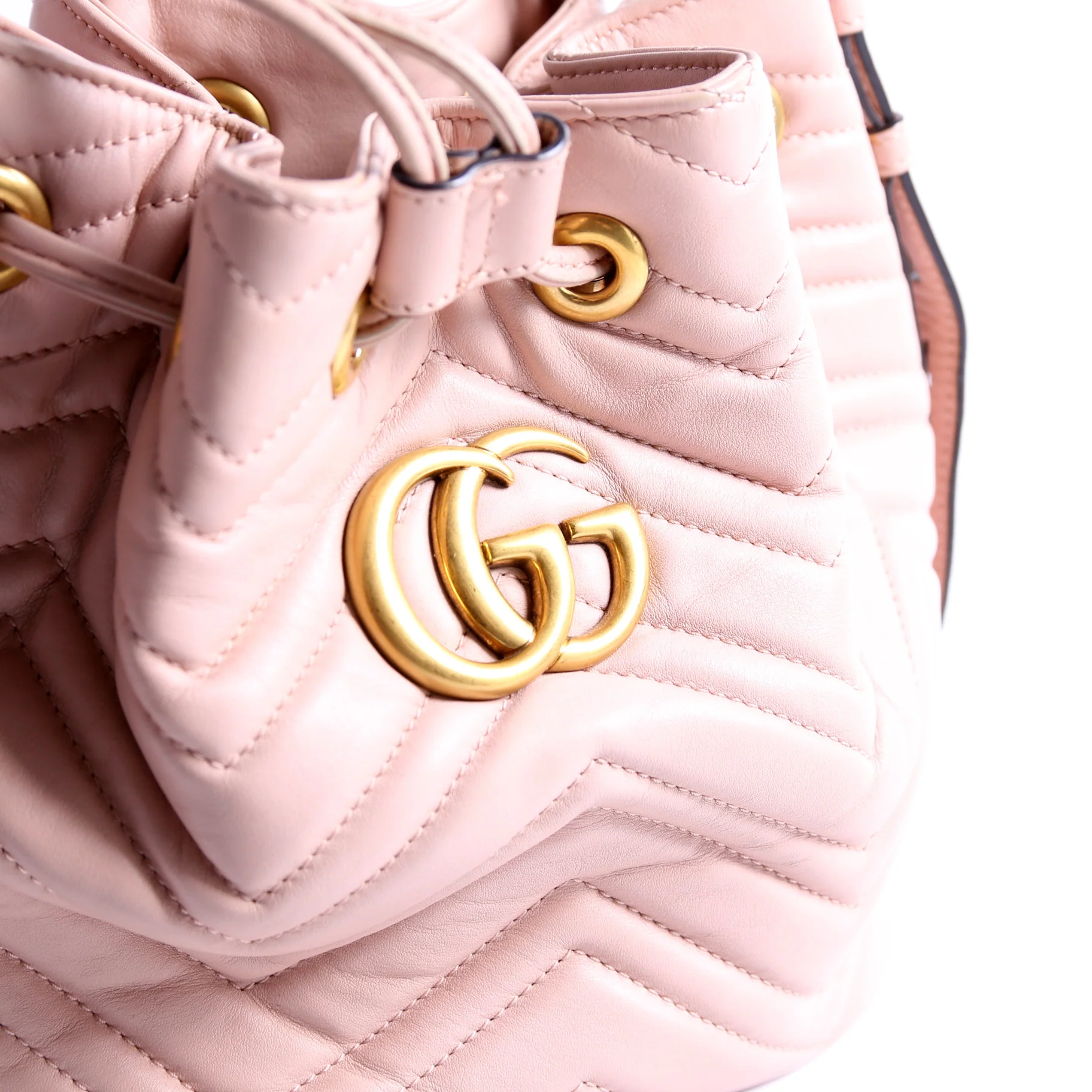 476674 GG Marmont Bucket Pink - Image 10