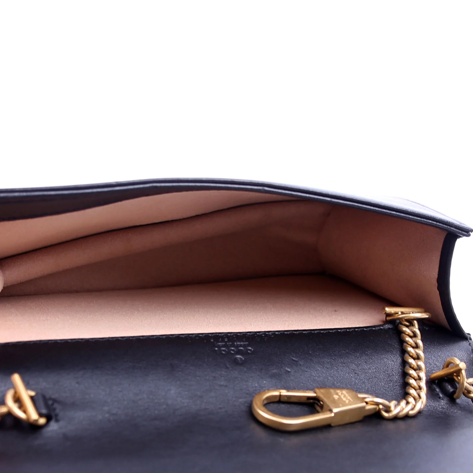 488426 GG Marmont Mini Bag Black - Image 12