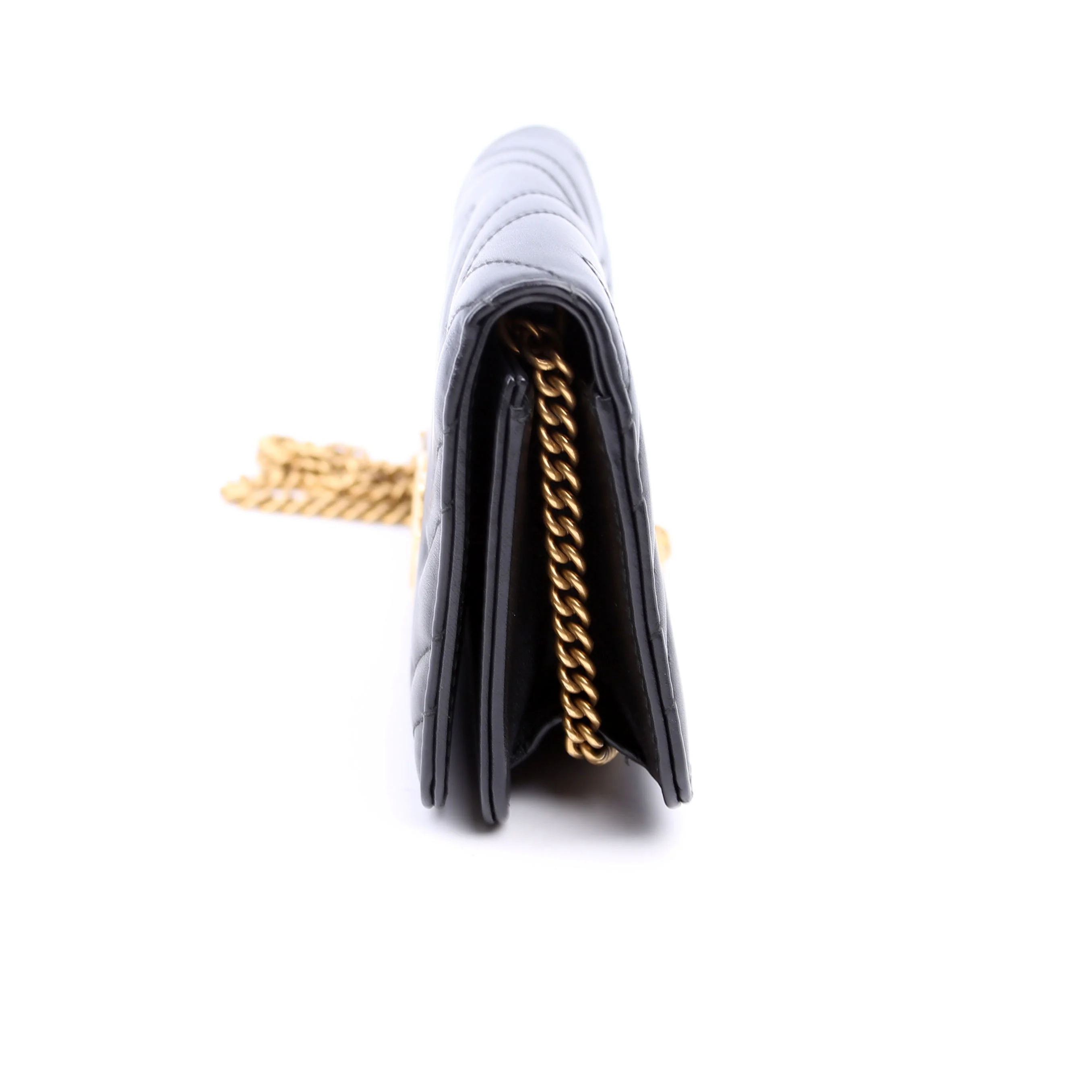488426 GG Marmont Mini Bag Black - Image 4