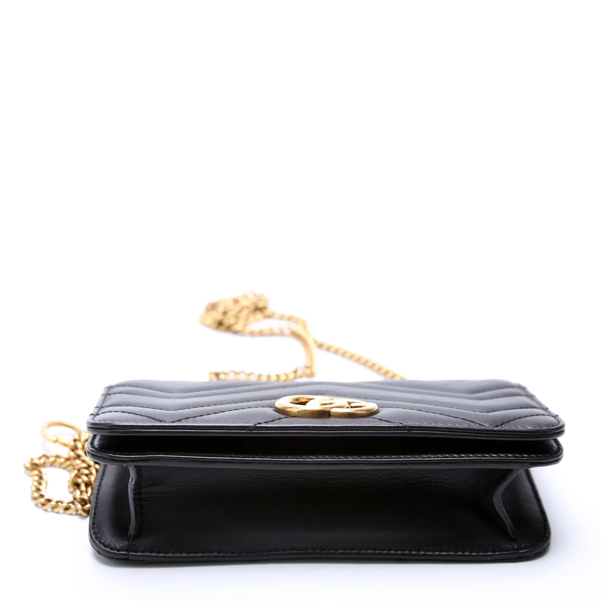 488426 GG Marmont Mini Bag Black - Image 4