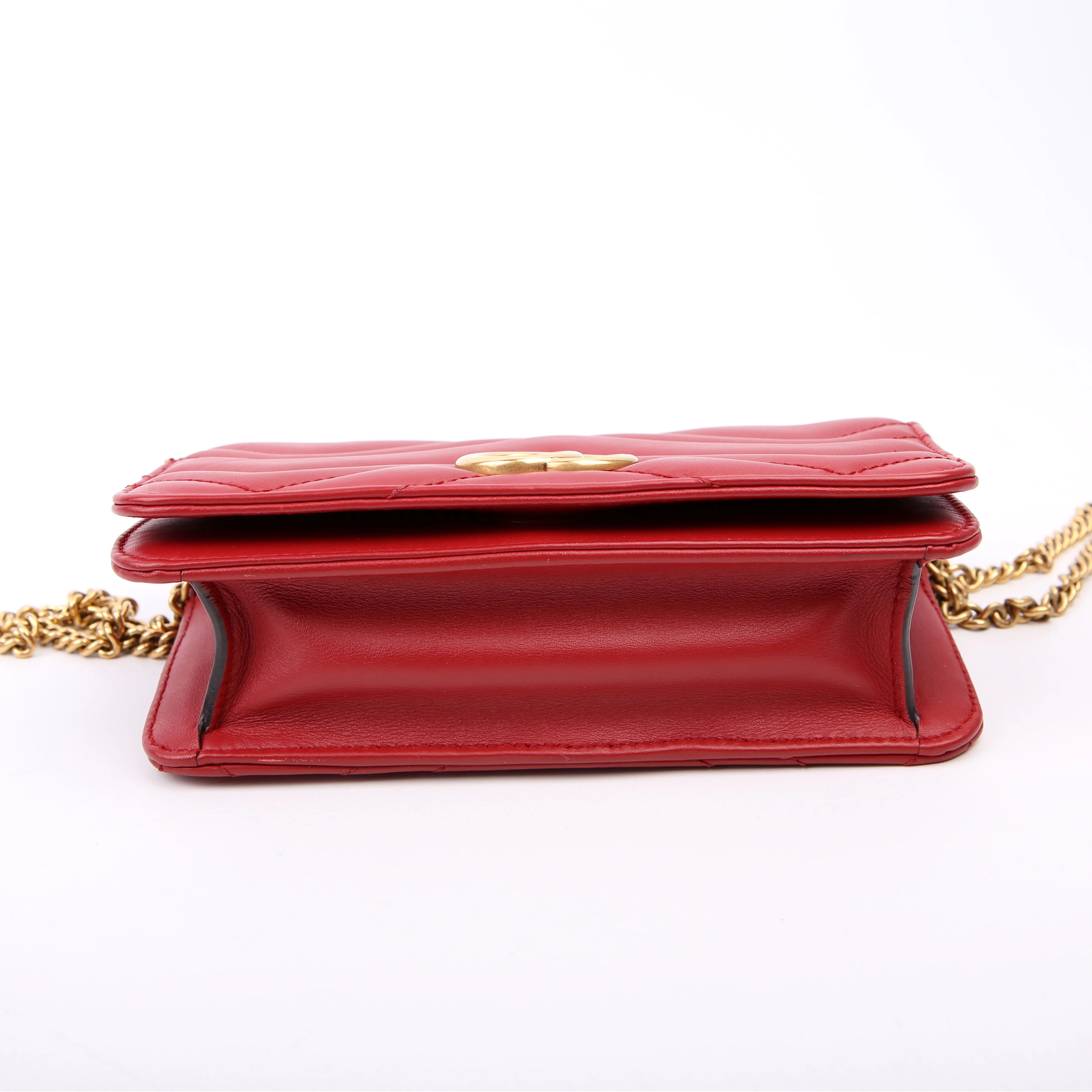488426 GG Marmont Mini Bag Red - Image 4