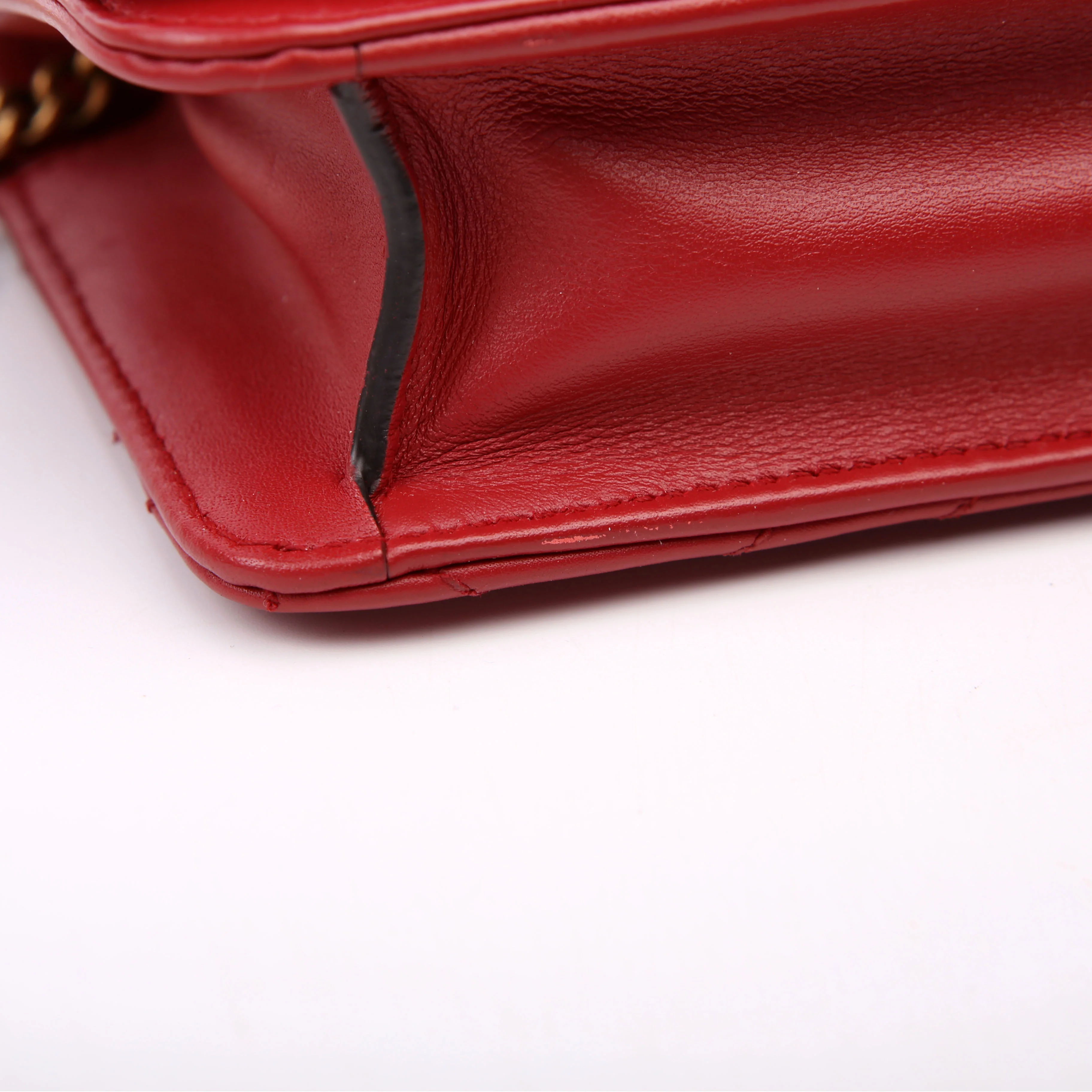488426 GG Marmont Mini Bag Red - Image 8