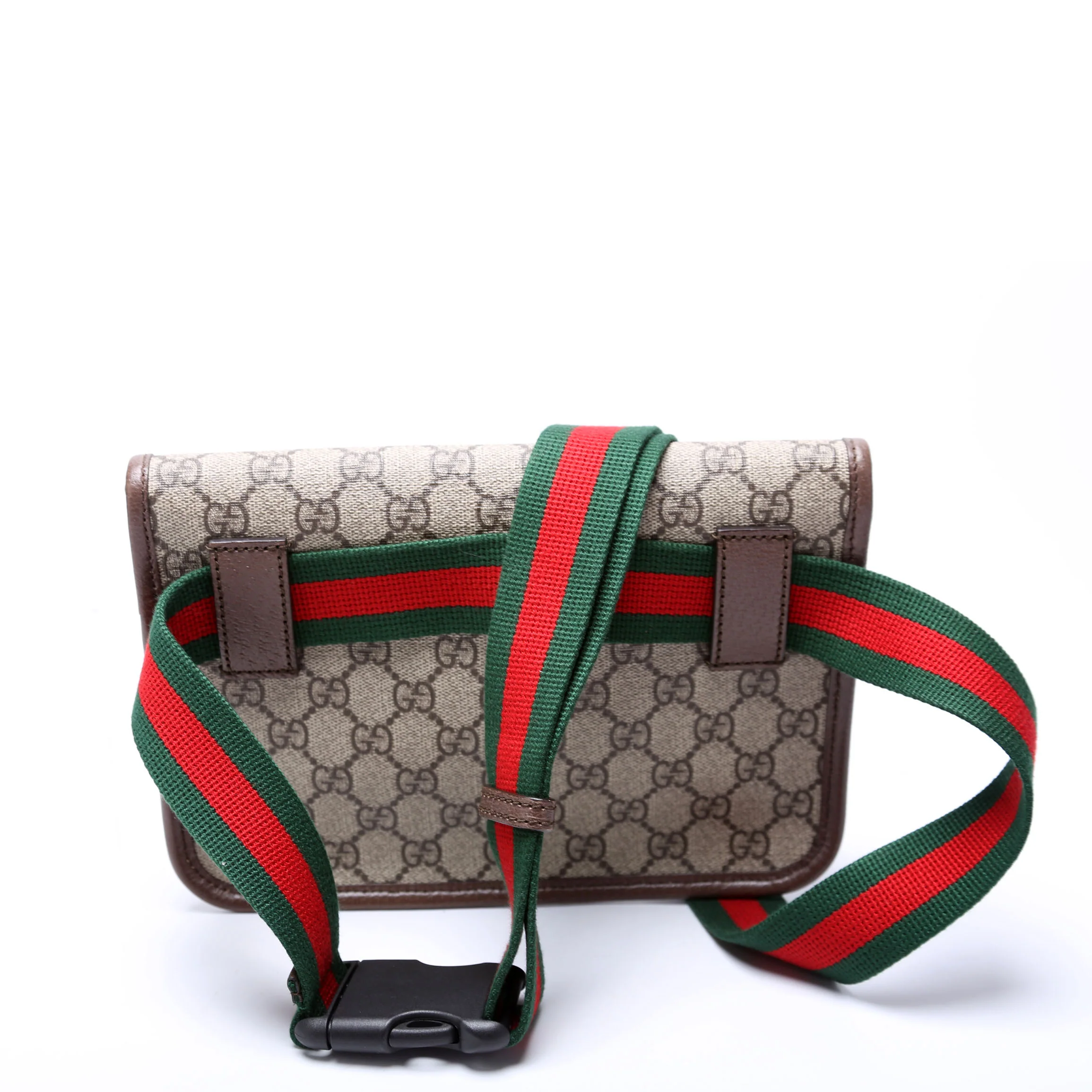 493930 GG Supreme Neo Web Belt Brown - Image 3