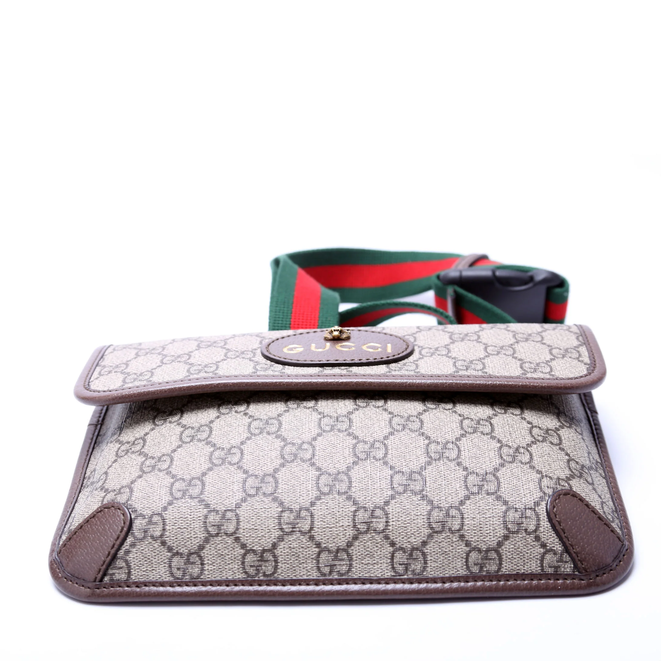 493930 GG Supreme Neo Web Belt Brown - Image 4