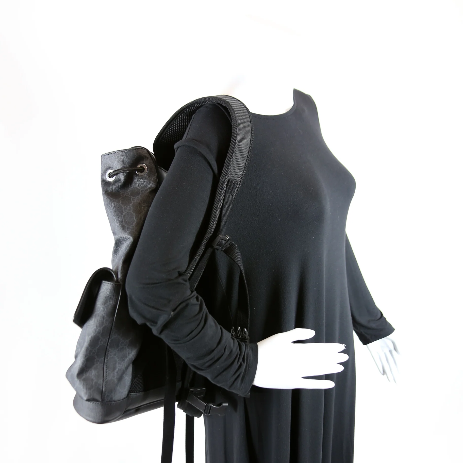 495563 GG Supreme Backpack Black - Image 10