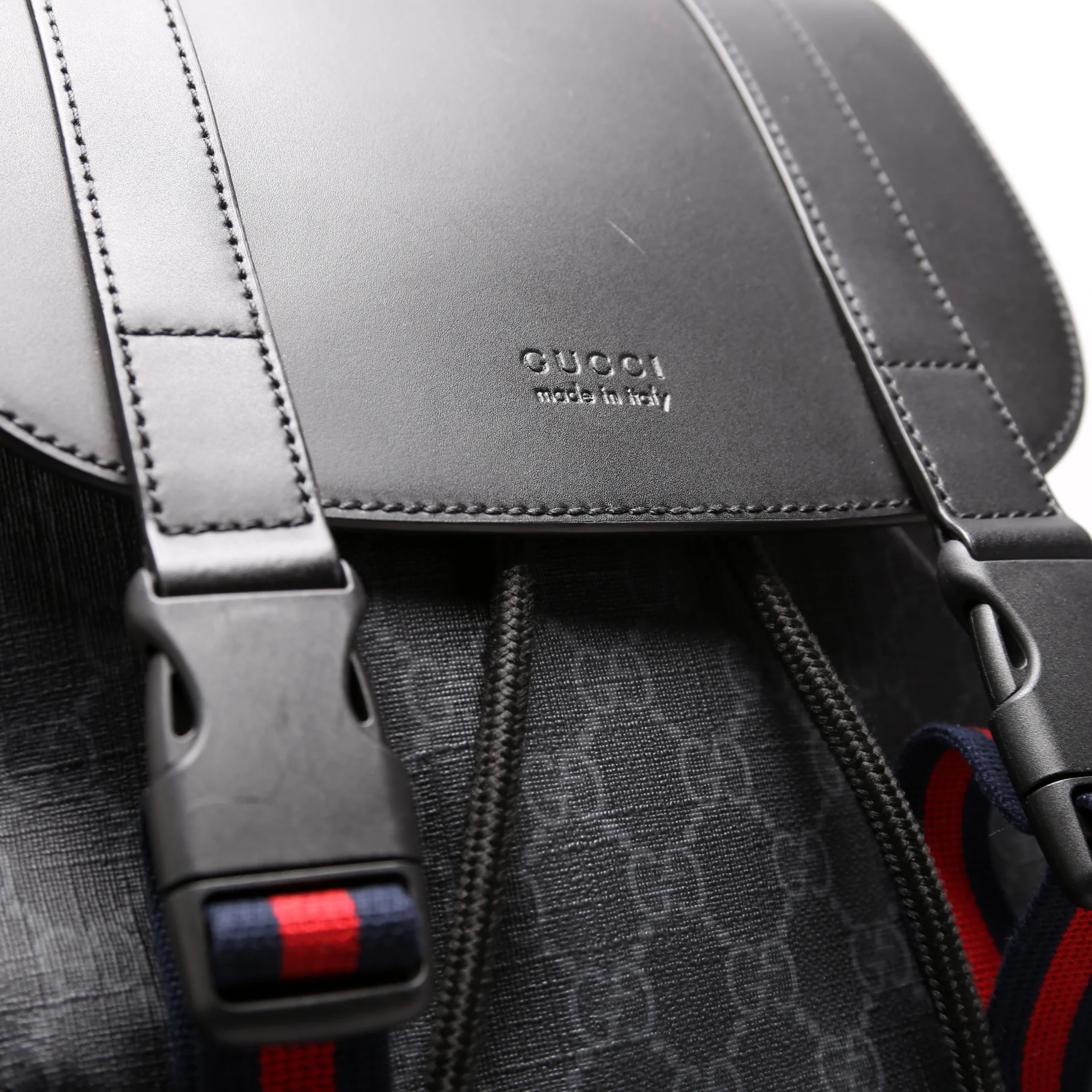 495563 GG Supreme Backpack Black - Image 7