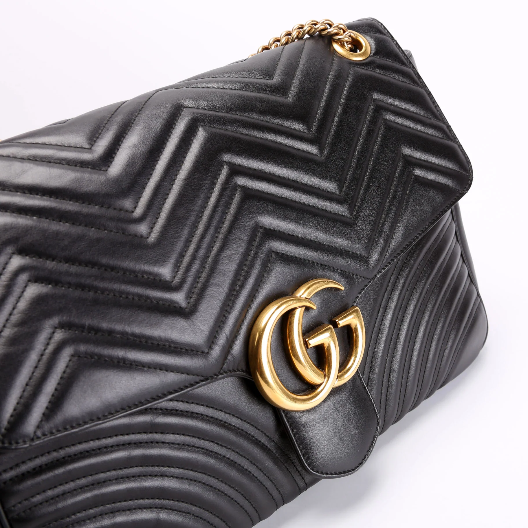 498090 Marmont Large Black - Image 6