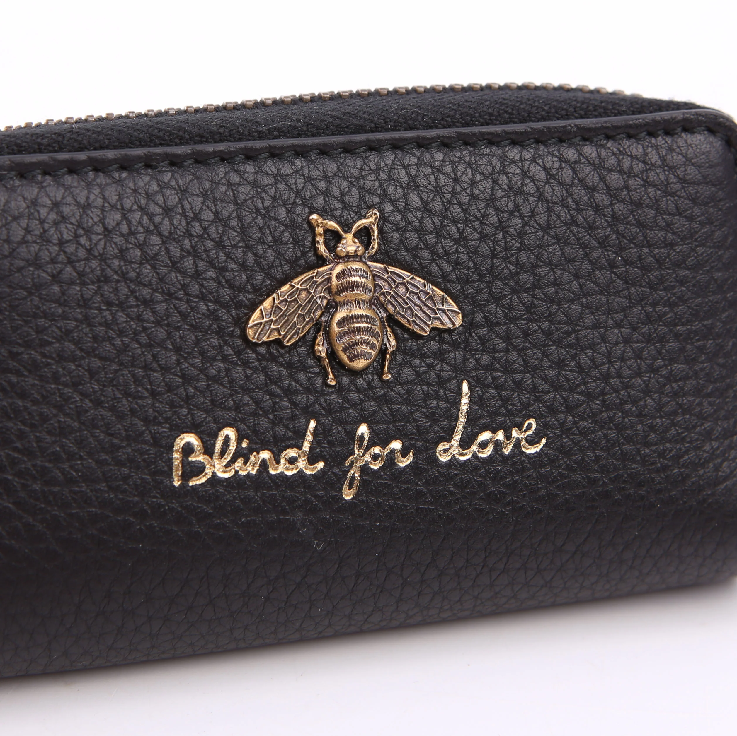 498096 Animalier Compact Zip Around Wallet Black - Image 7