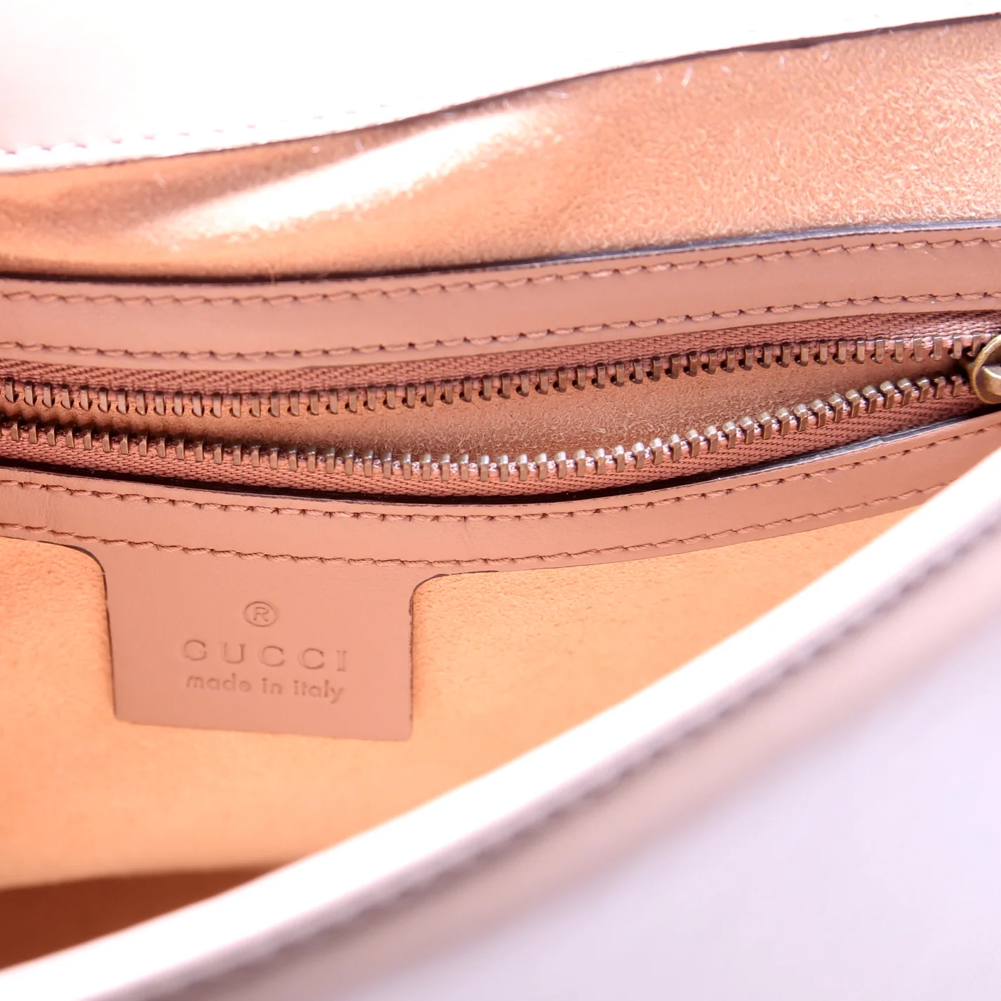 498109 Marmont Top Handle Medium Tan - Image 10