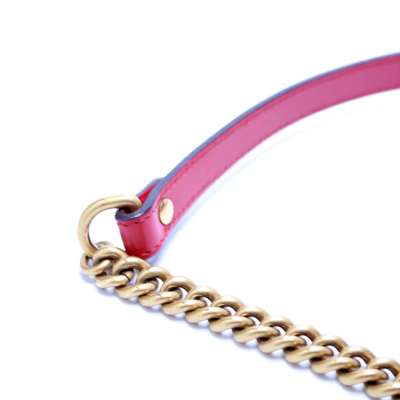 498110 GG Marmont Small Top Handle Red - Image 7