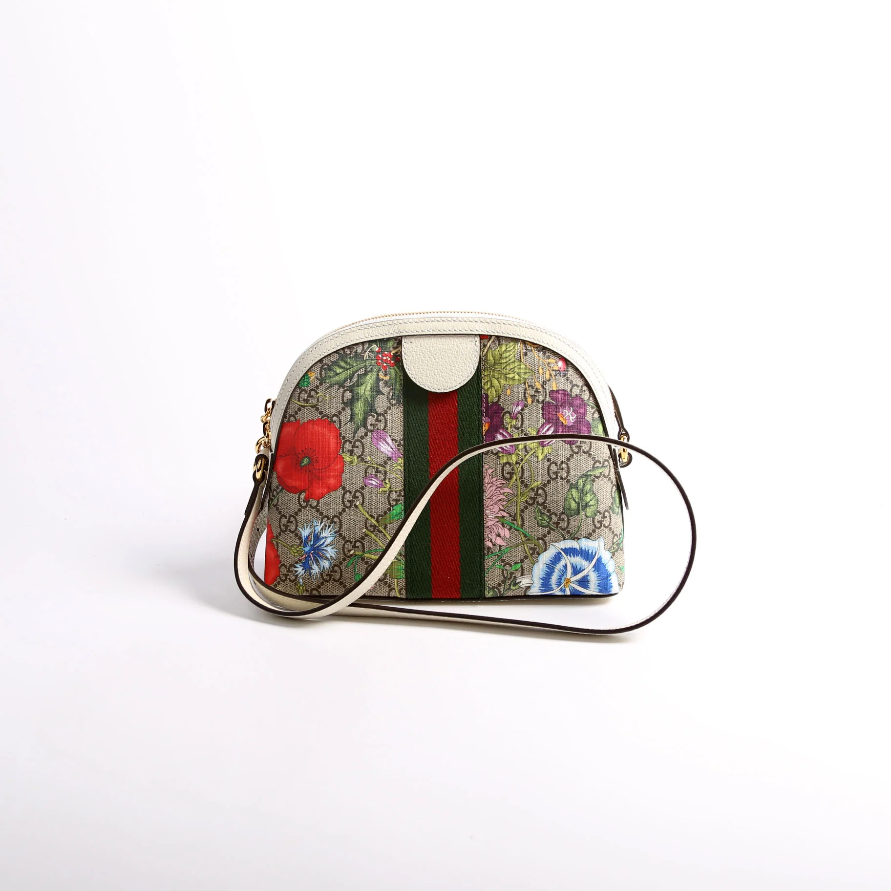 499621 Ophidia GG Flora Small Crossbody - Image 2