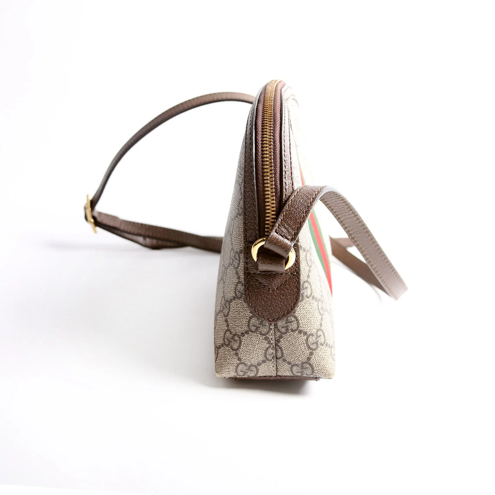 499621 Ophidia GG Small Crossbody Brown - Image 4