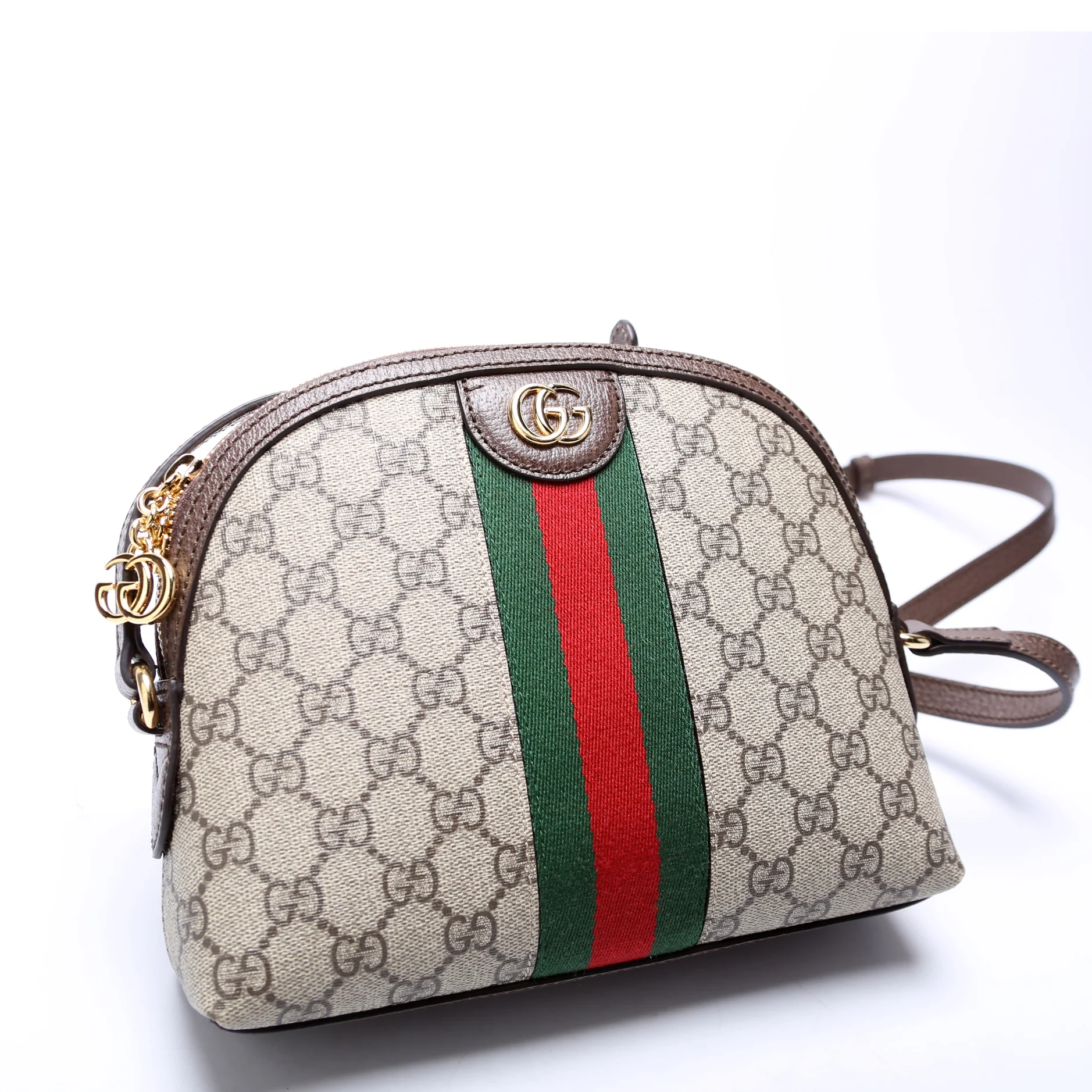 499621 Ophidia GG Small Crossbody Brown - Image 2