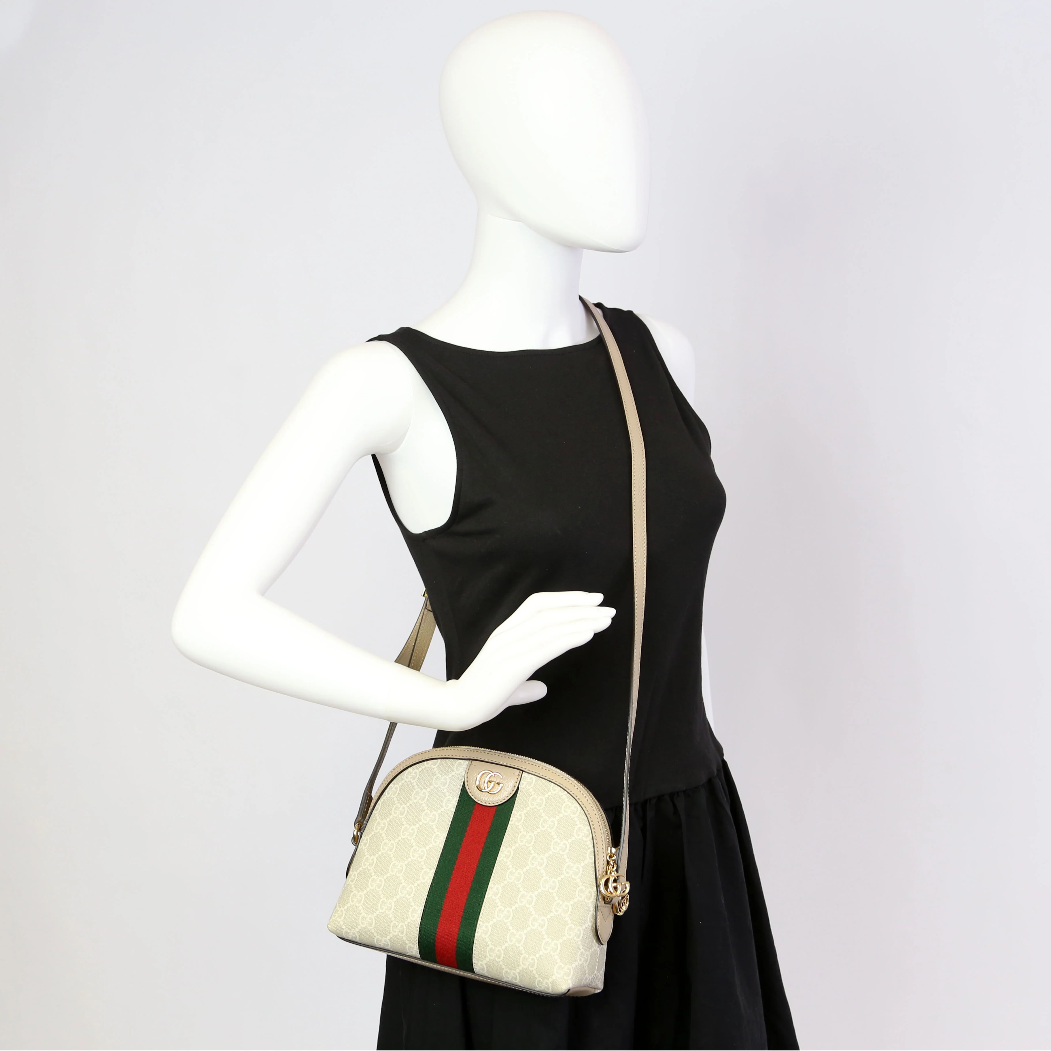 499621 Ophidia GG Small Crossbody Tan - Image 10