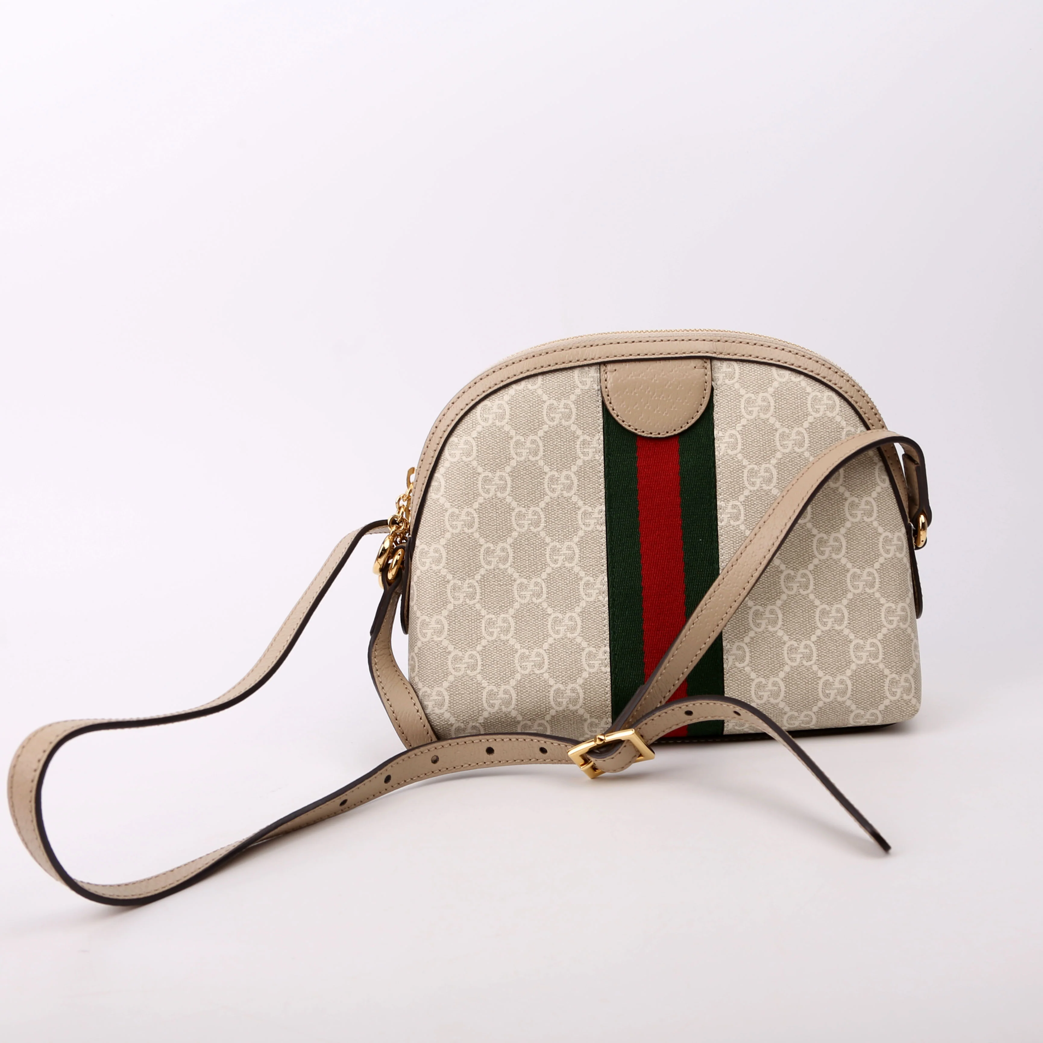 499621 Ophidia GG Small Crossbody Tan - Image 3