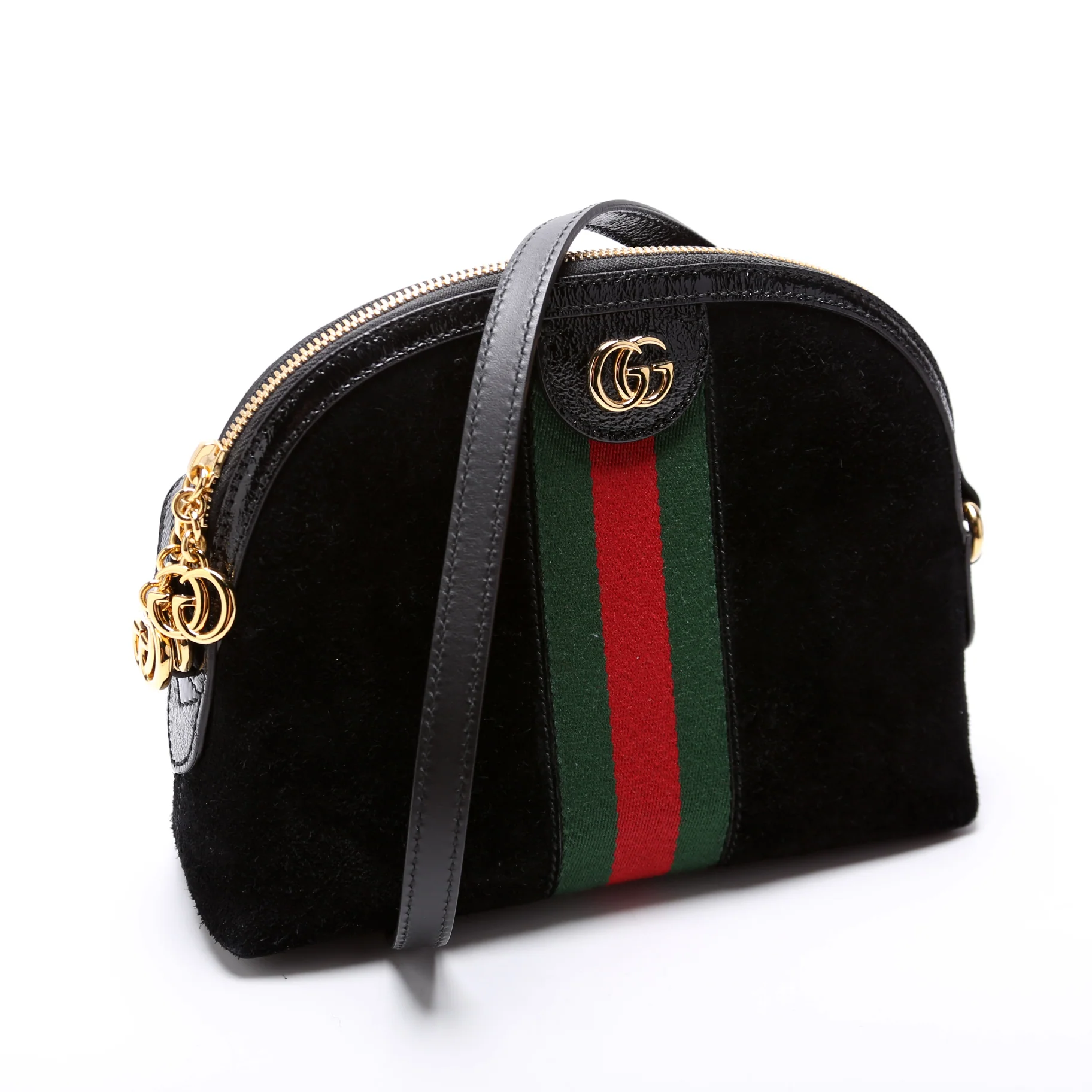 499621 Ophidia GG Suede Crossbody - Image 2