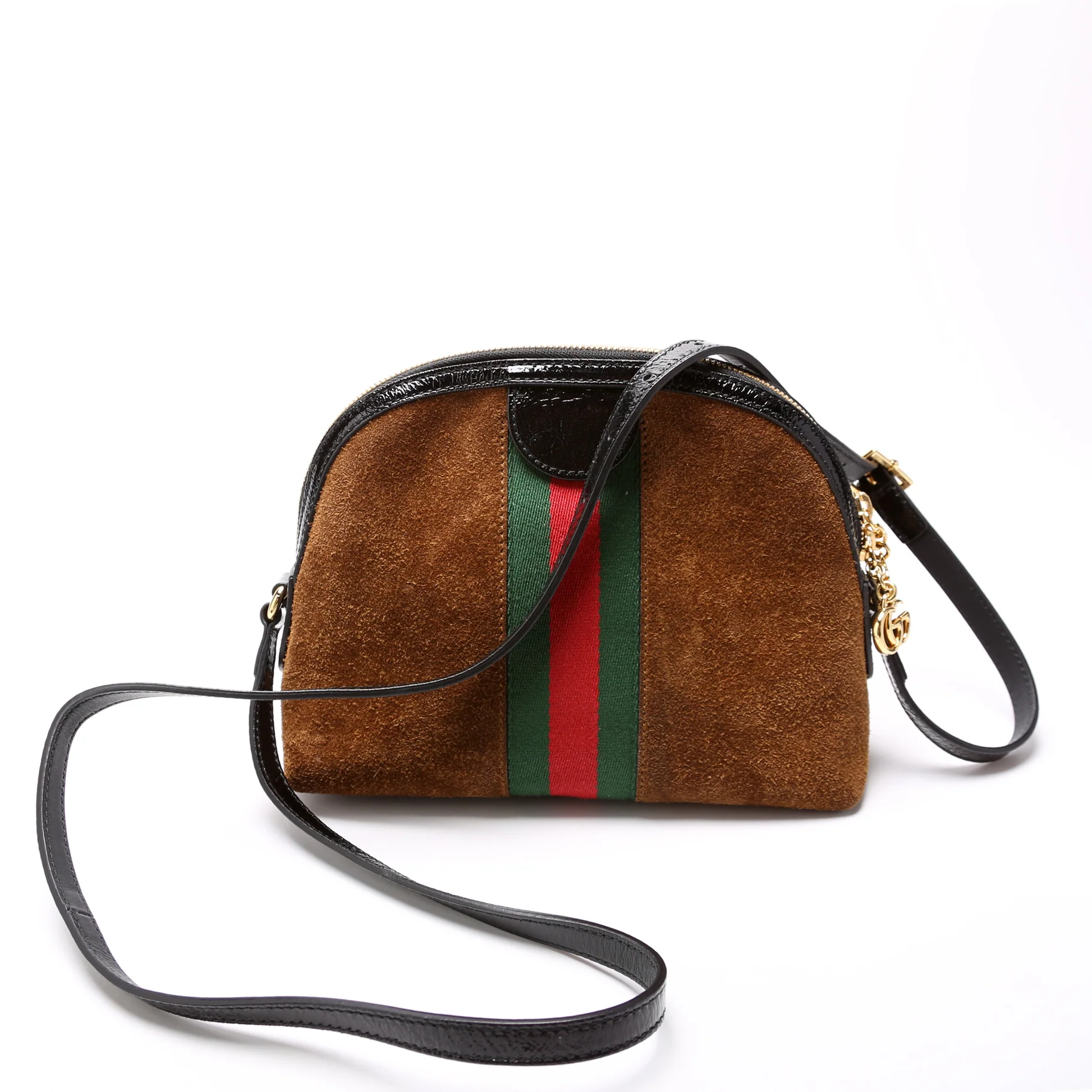 499621 Ophidia GG Suede Small Crossbody - Image 3