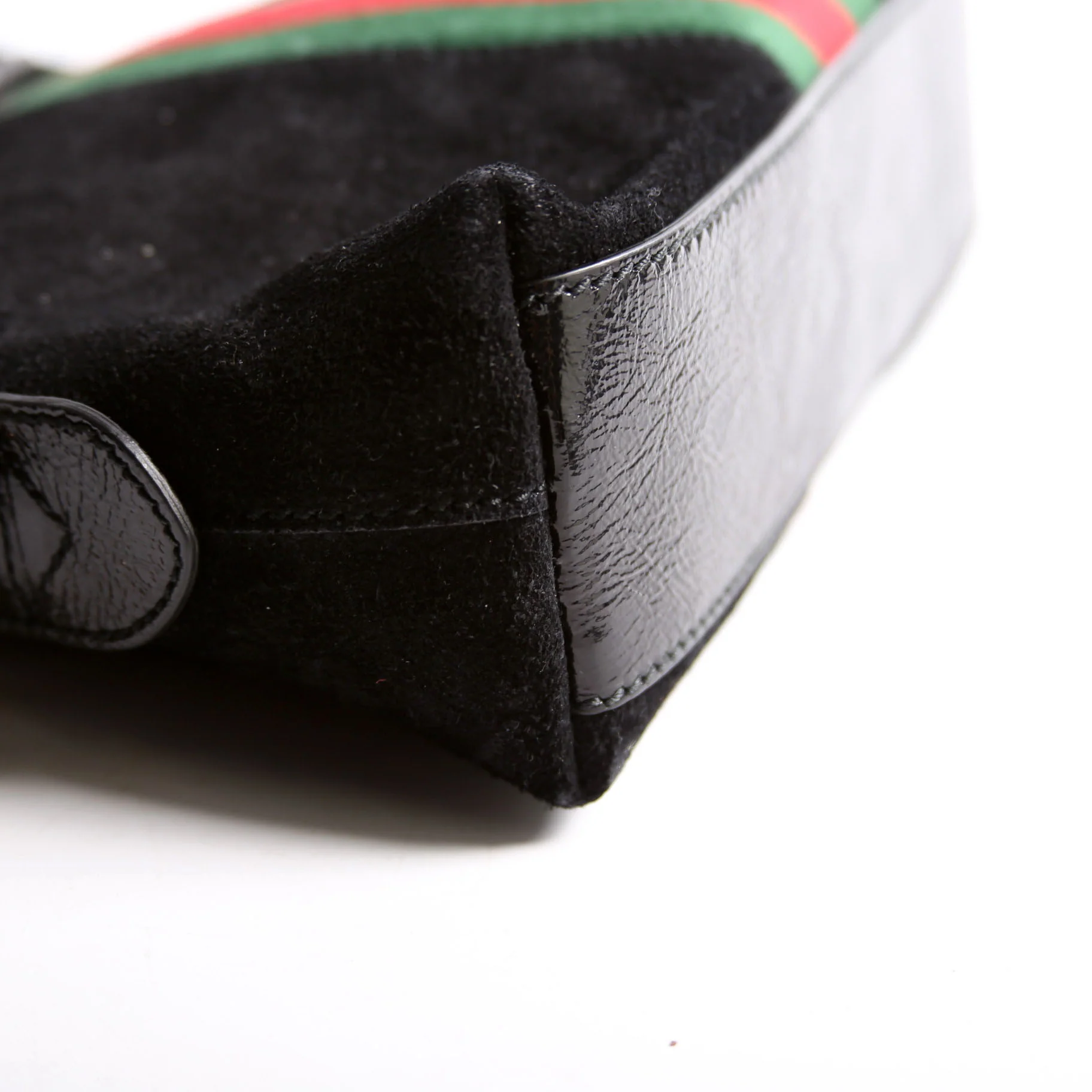 499621 Ophidia GG Suede Xbody Back/Red/Green - Image 6