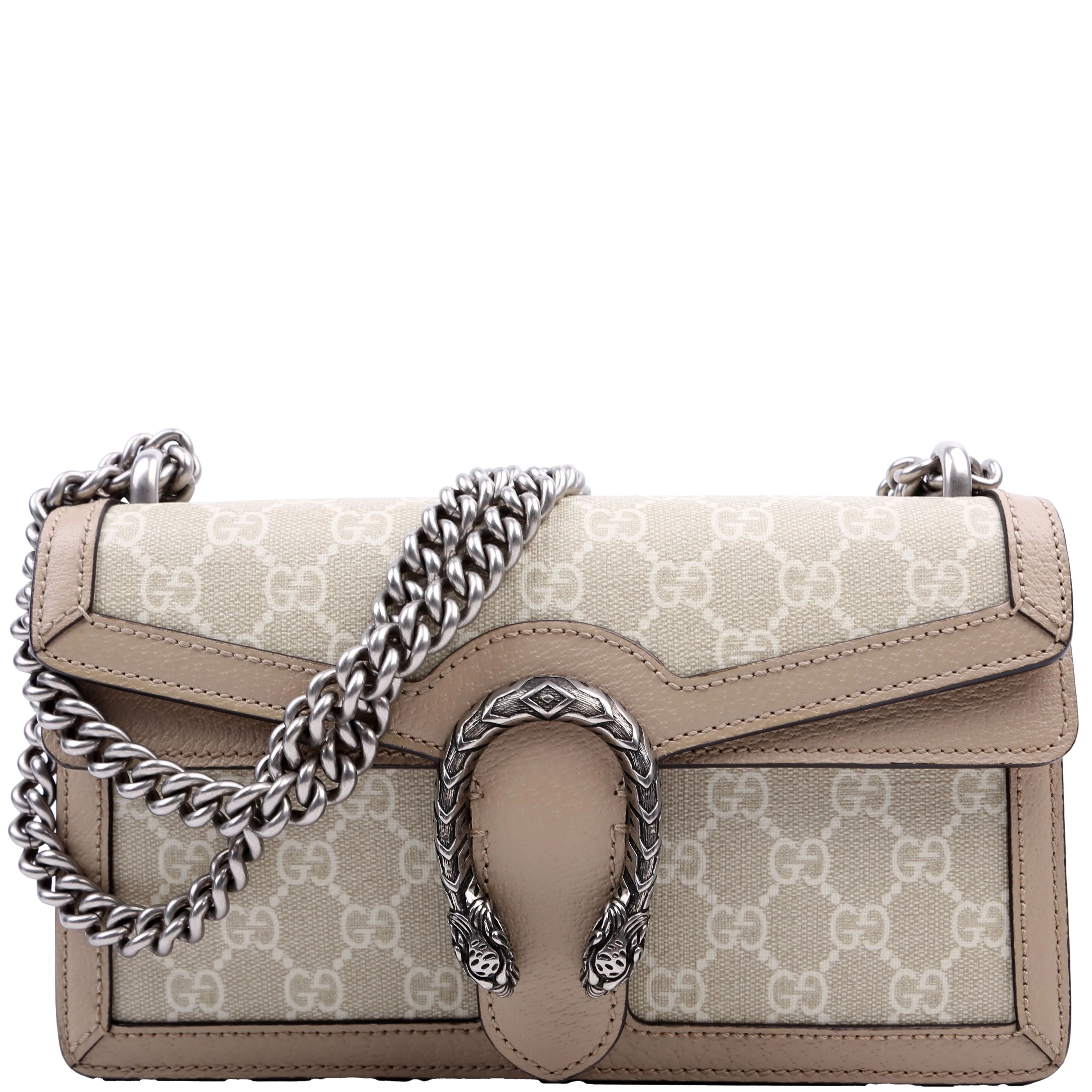 499623 Dionysus Small GG Supreme Beige